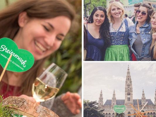 Beim Steiermark-Frühling am Wiener Rathausplatz Beim Steiermark-Frühling am Wiener Rathausplatz