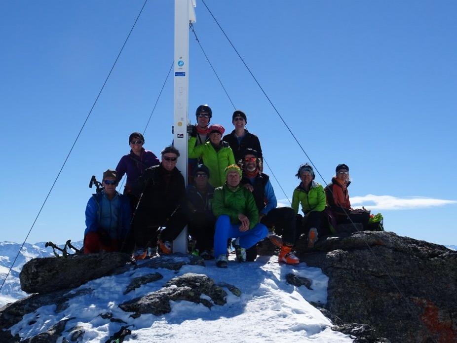Naturfreundegruppe Nüziders auf dem Piz Sesvenna 3204 m