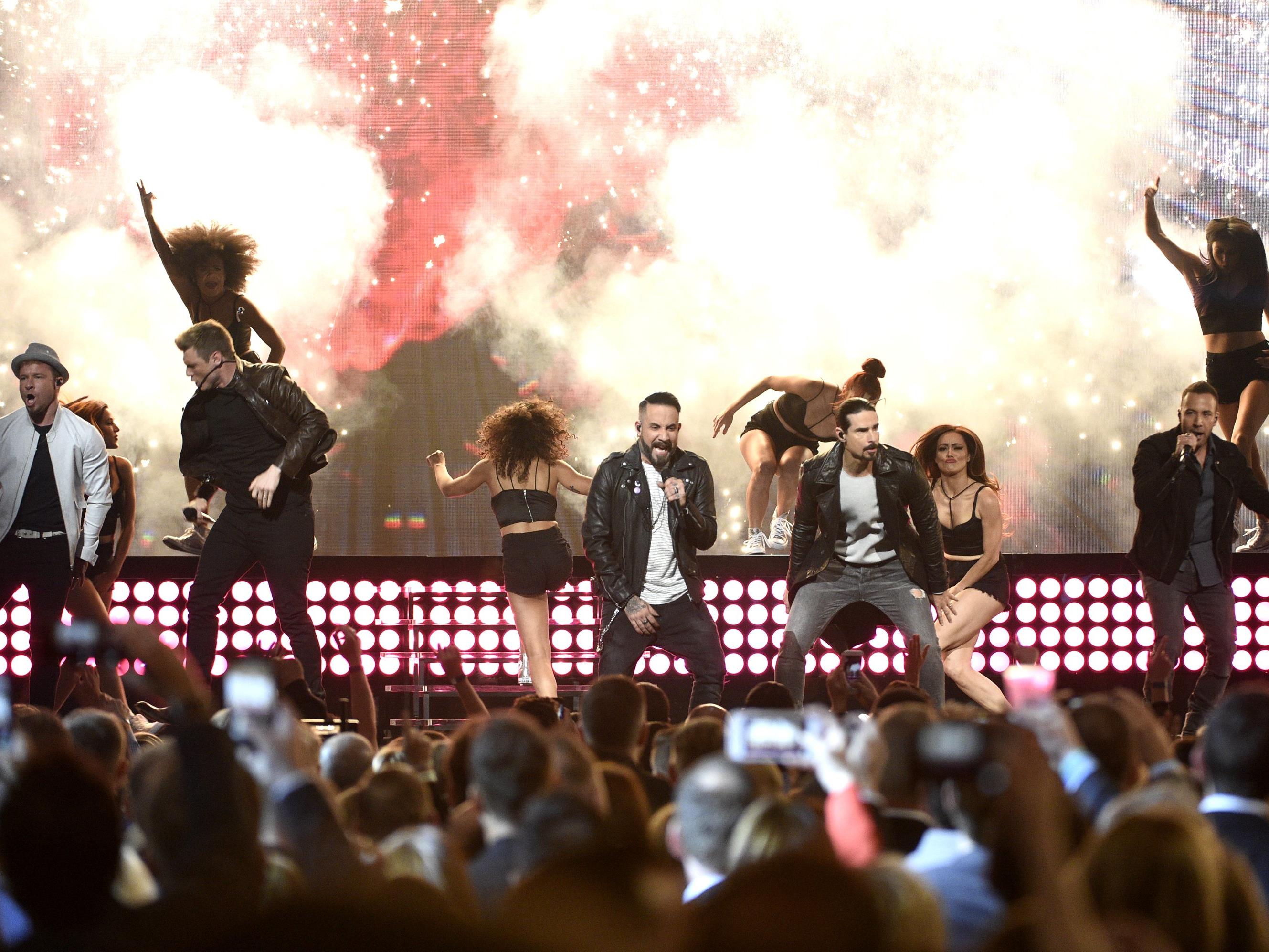 Die Backstreet Boys waren das Highligt der ACM Awards Die Backstreet Boys waren das Highligt der ACM Awards