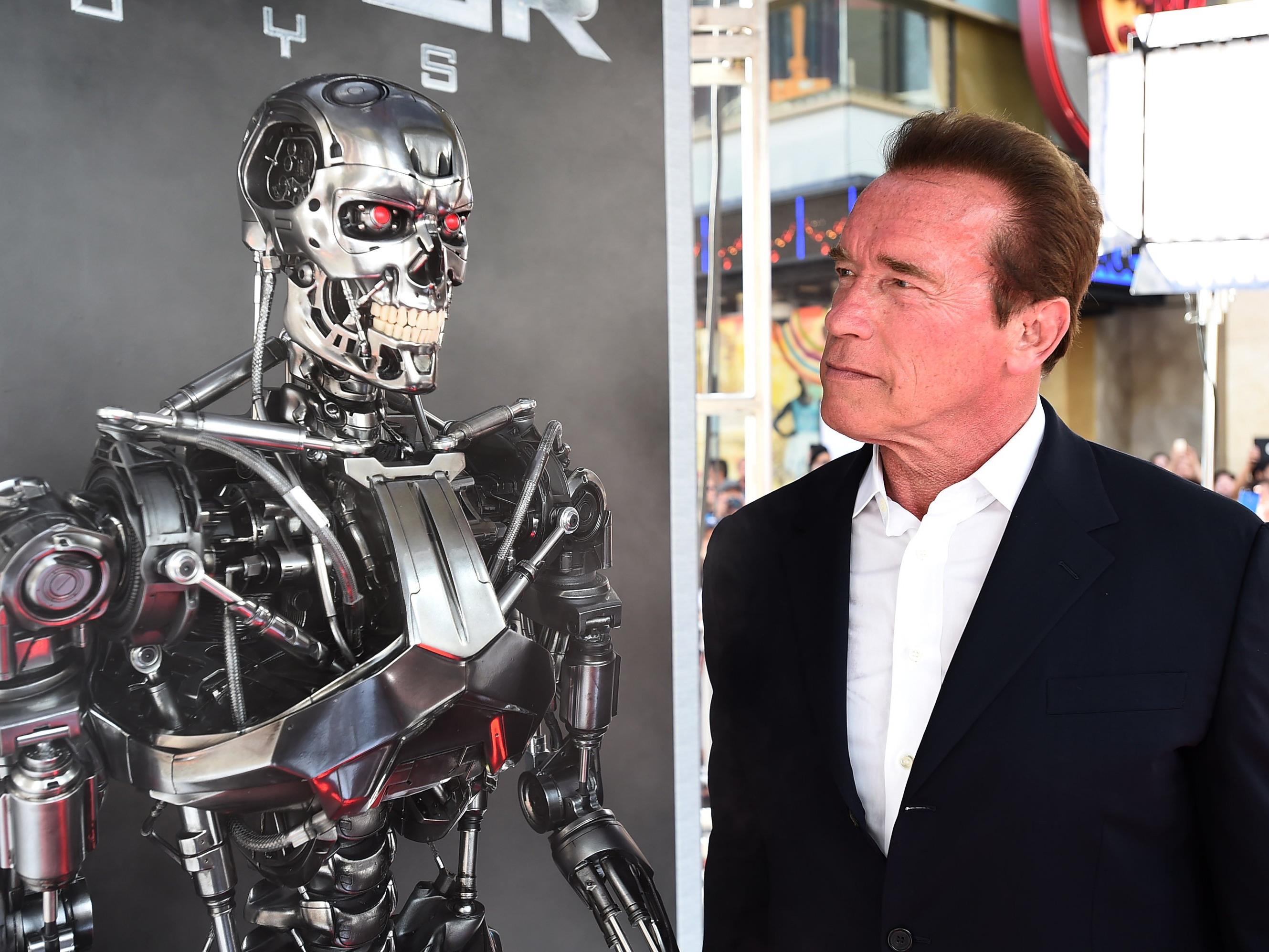 Arnold Schwarzenegger in LA bei der Premiere von Terminator 5: Genisys. Arnold Schwarzenegger in LA bei der Premiere von Terminator 5: Genisys.