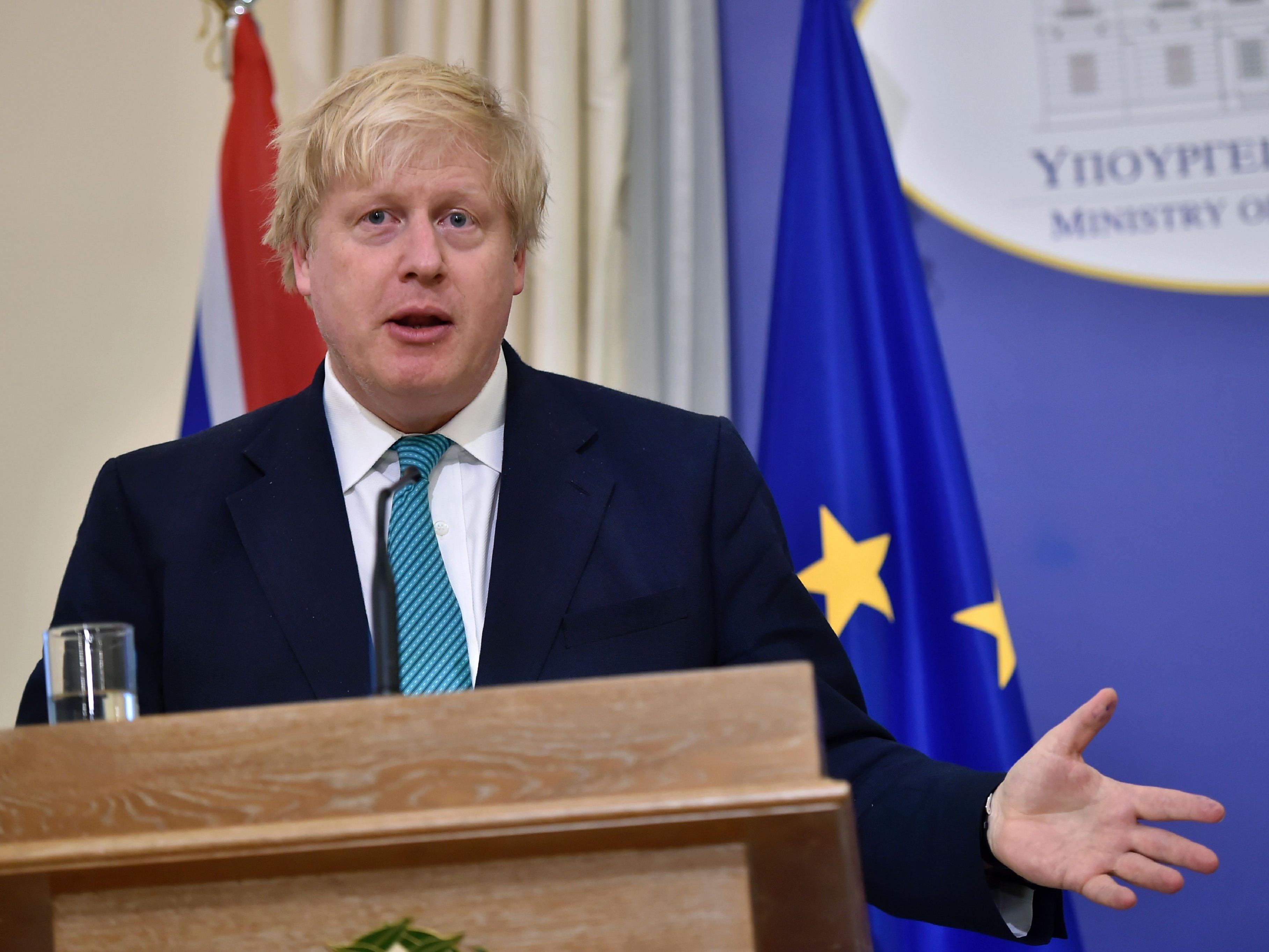 Der britische Außenminister Boris Johnson sagte seinen Besuch in Moskau ab.