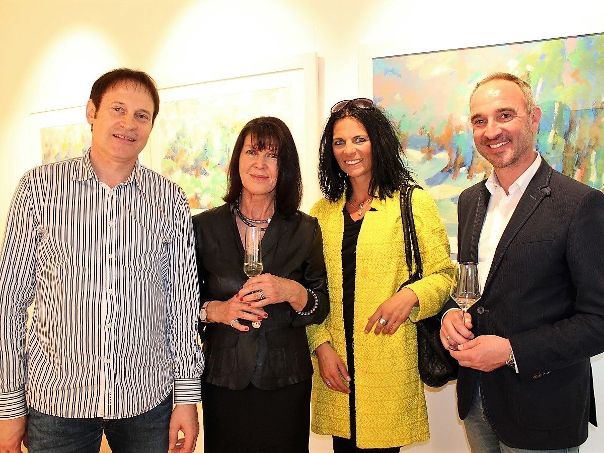 Werner Böhler, Carmen Margot Lins, Daniela Mohr und Jürgen Gmeiner. Werner Böhler, Carmen Margot Lins, Daniela Mohr und Jürgen Gmeiner.