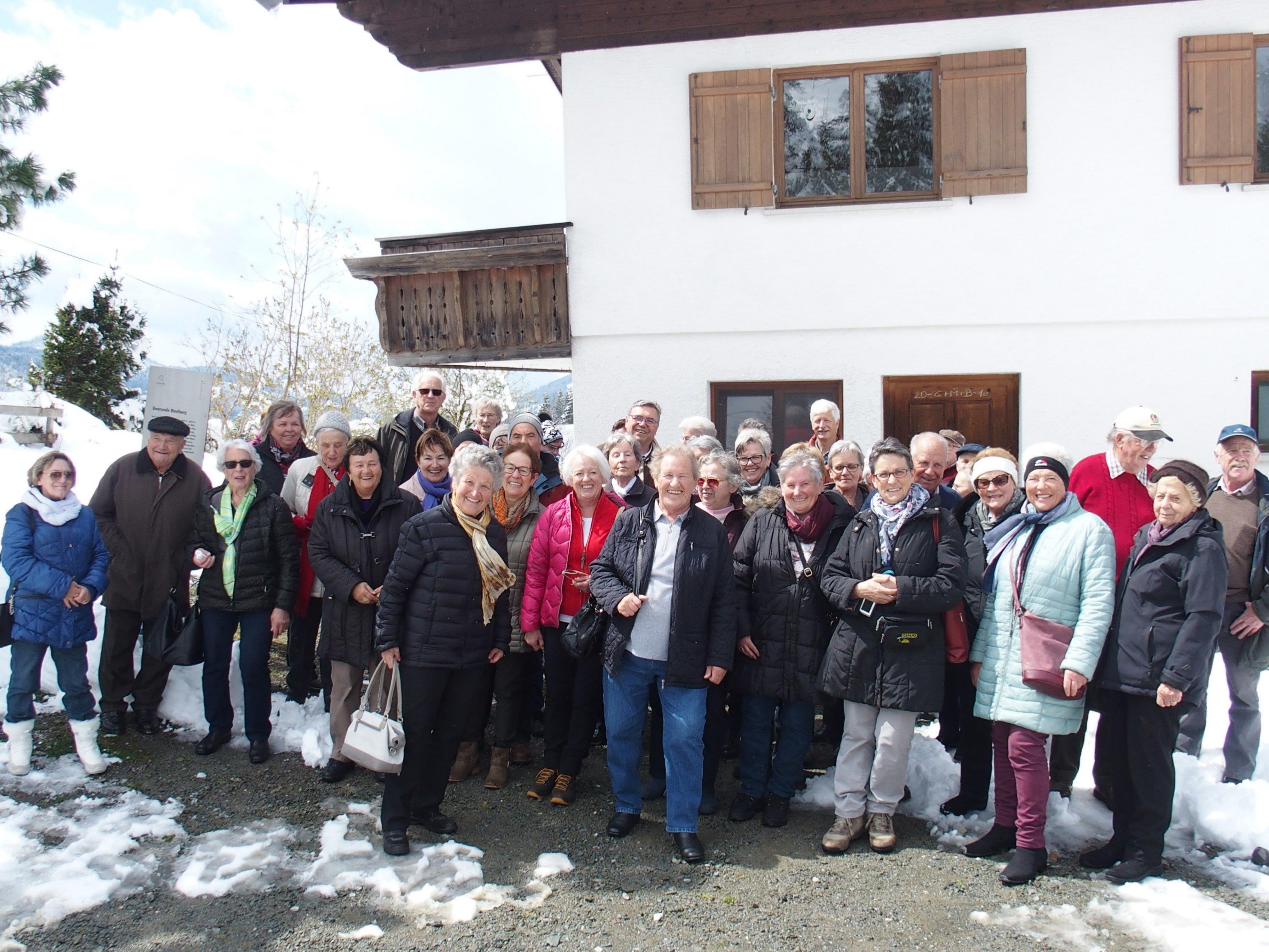 Ausflug Seniorenbund Sulz-Röthis zum Felberhaus in Sibratsgfäll