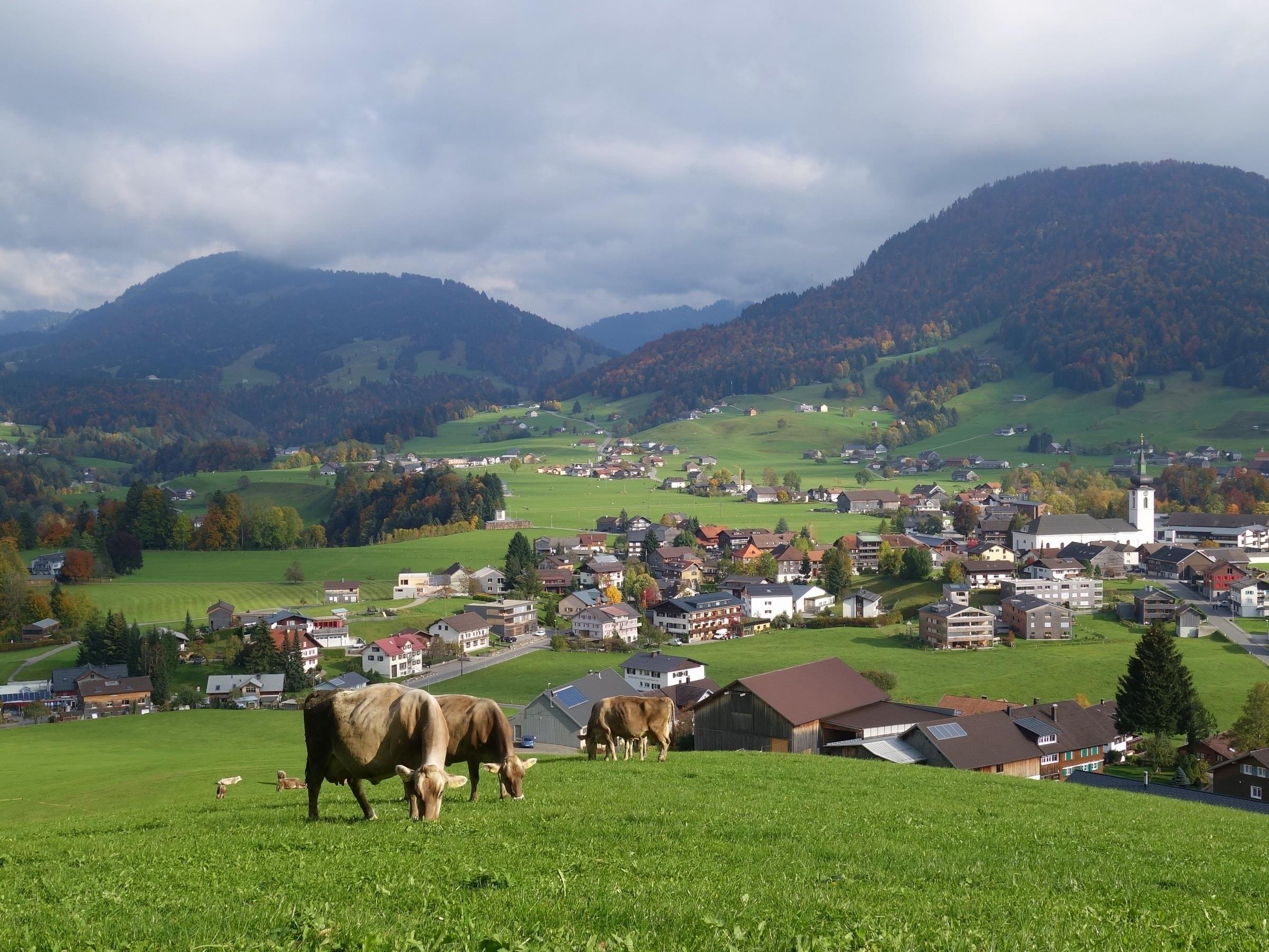 Hittisau ist die alpenreichste Gemeinde in ganz Österrreich.