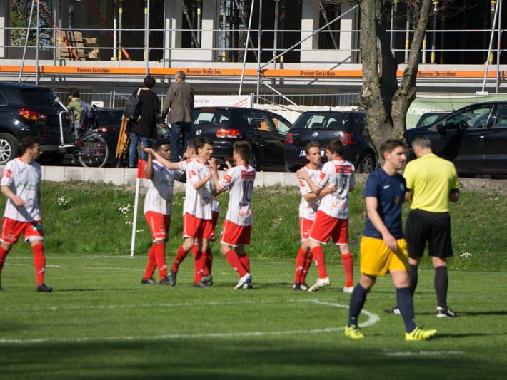 FC Schwarzach trennt sich in Gaissau mit 3:3.