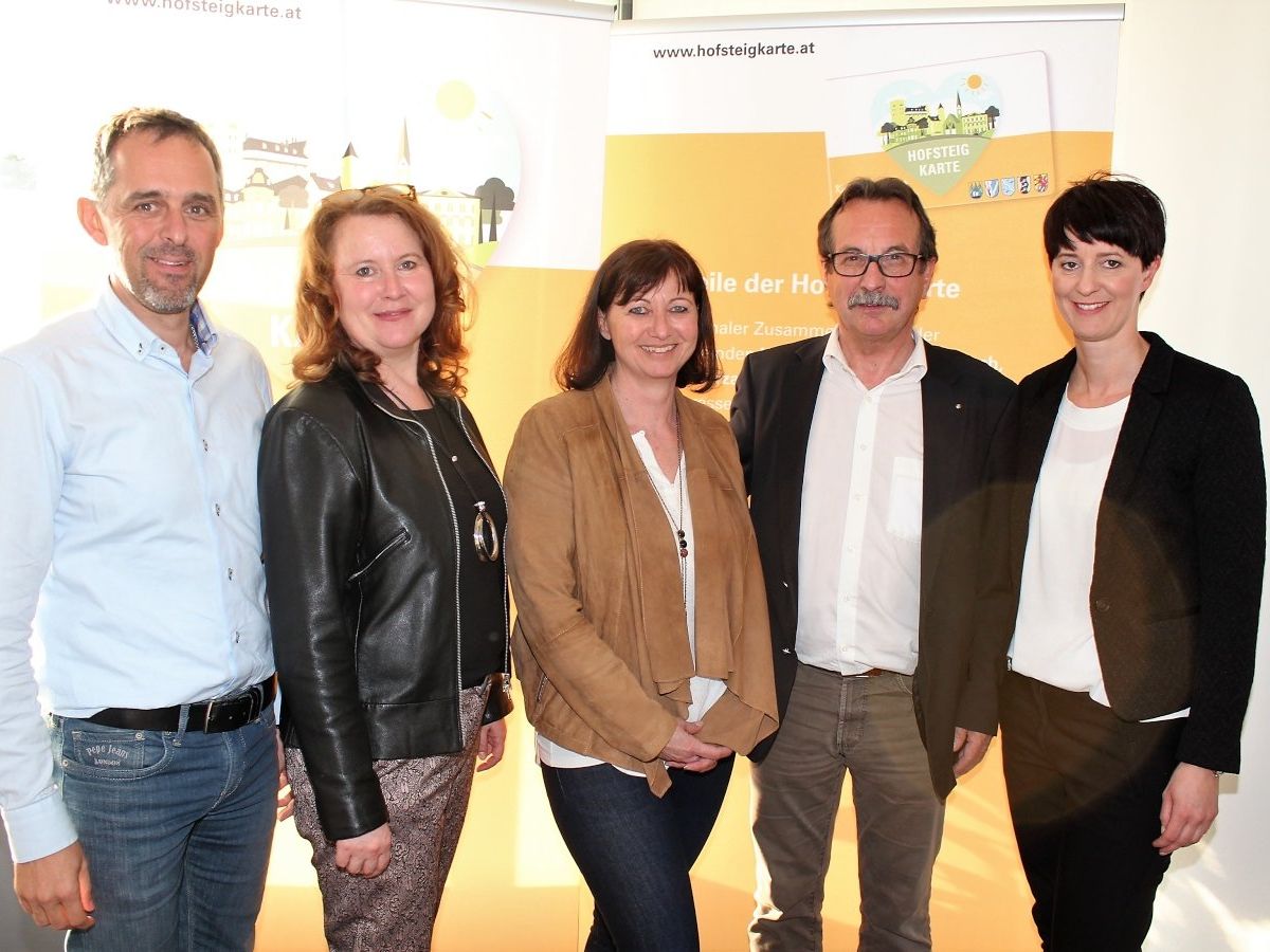 Gerald Klocker, Michaela Sutter, Carmen Hagen, Walter Eberle und Sandra Mager. Gerald Klocker, Michaela Sutter, Carmen Hagen, Walter Eberle und Sandra Mager.
