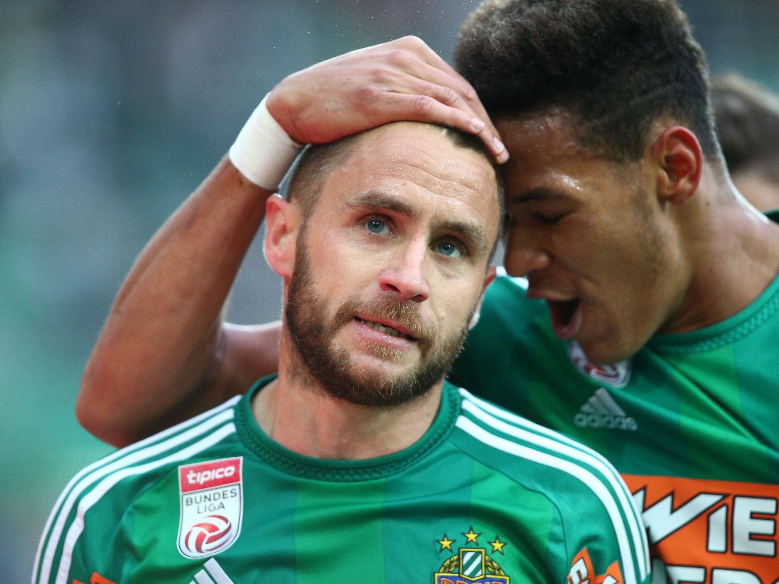 Aufatmen bei Rapid nach dem Match gegen Altach Aufatmen bei Rapid nach dem Match gegen Altach