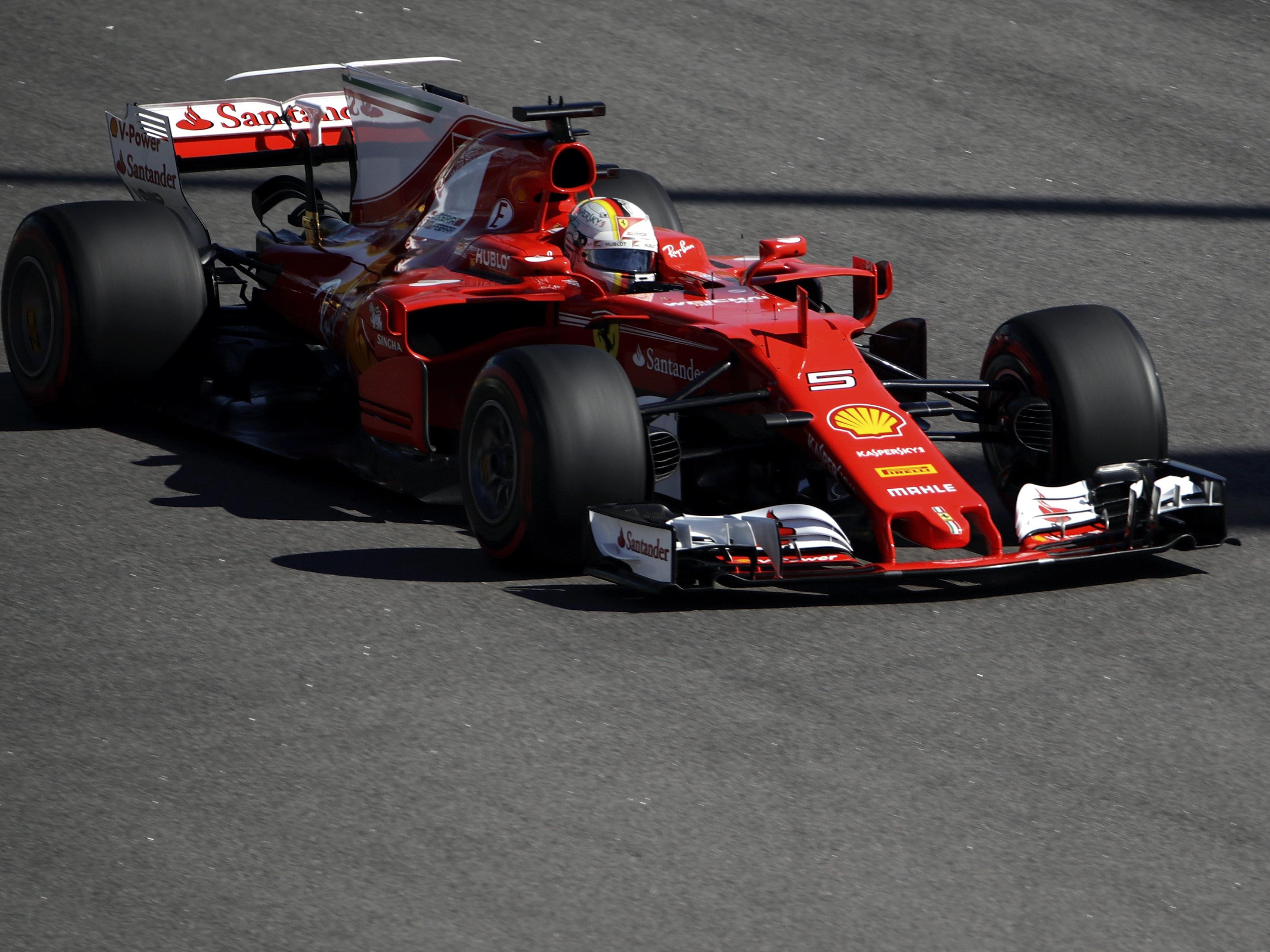 Sebastian Vettel sicherte sich die Pole in Sotschi. Sebastian Vettel sicherte sich die Pole in Sotschi.