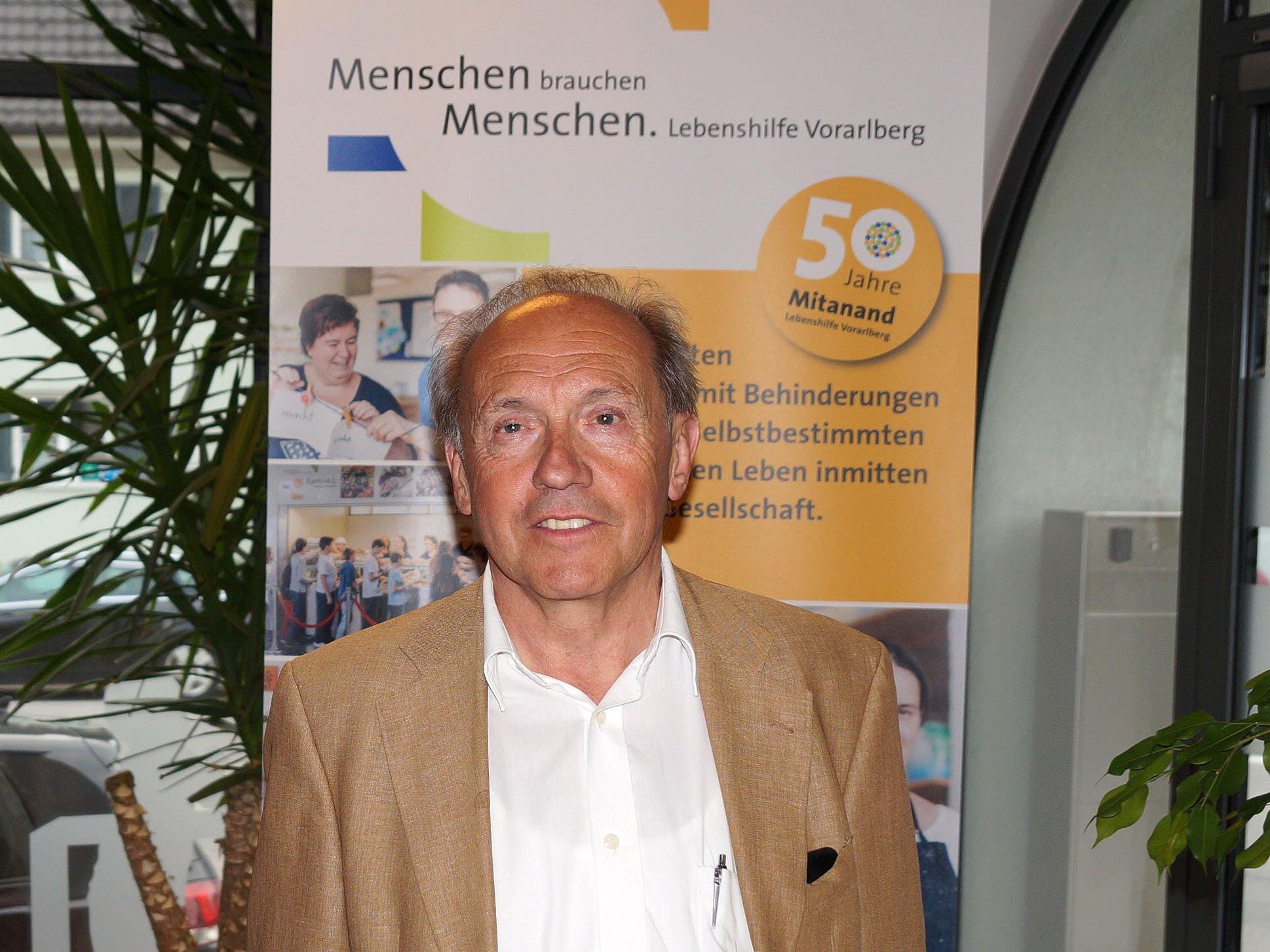Dr. Werner Summer wurde zum Aufsichtsratsvorsitzenden der Lebenshilfe Vorarlberg gewählt.