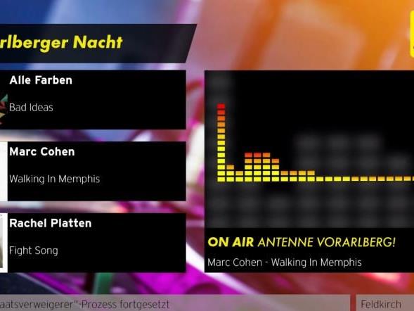 Antenne Vorarlberg im Visual Radio.