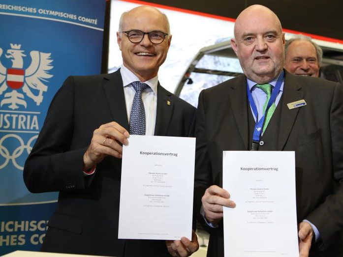 Vorarlberger Seilbahnbauer und ÖOC arbeiten weitere fünf Jahre zusammen Vorarlberger Seilbahnbauer und ÖOC arbeiten weitere fünf Jahre zusammen