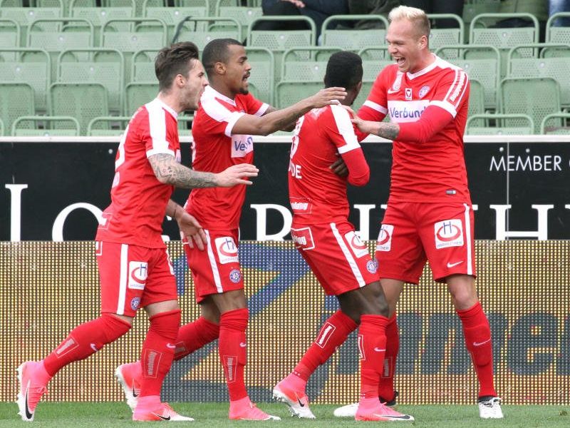 Die Austria hat ihren Negativlauf beendet. Die Austria hat ihren Negativlauf beendet.