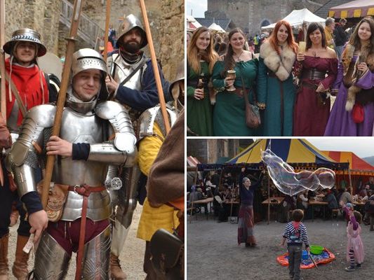 Zahlreiche Besucher schauten beim Mittelaltermarkt vorbei. Zahlreiche Besucher schauten beim Mittelaltermarkt vorbei.