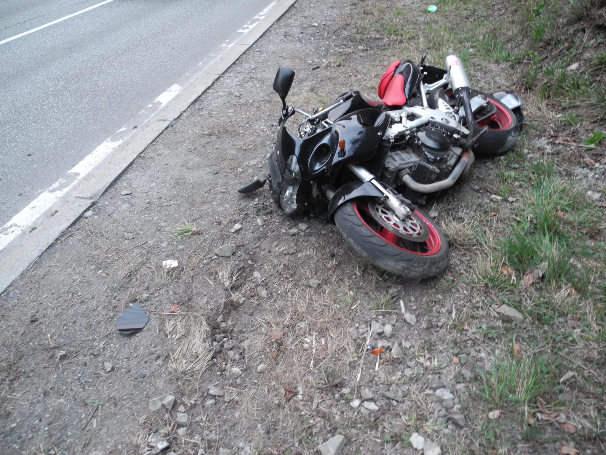 Mit diesem Motorrad stürzte der Mann.
