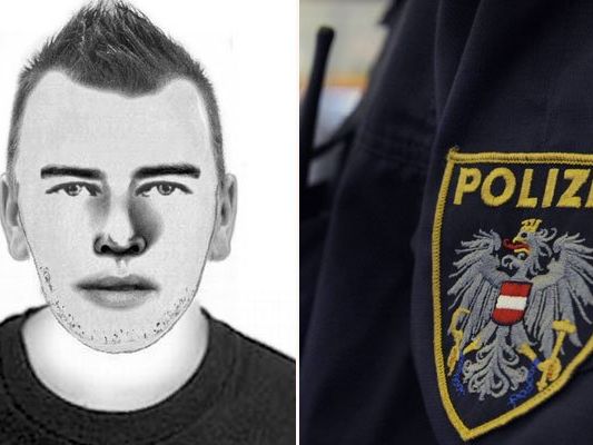 Polizei sucht mit Phantombild nach dem Täter. Polizei sucht mit Phantombild nach dem Täter.