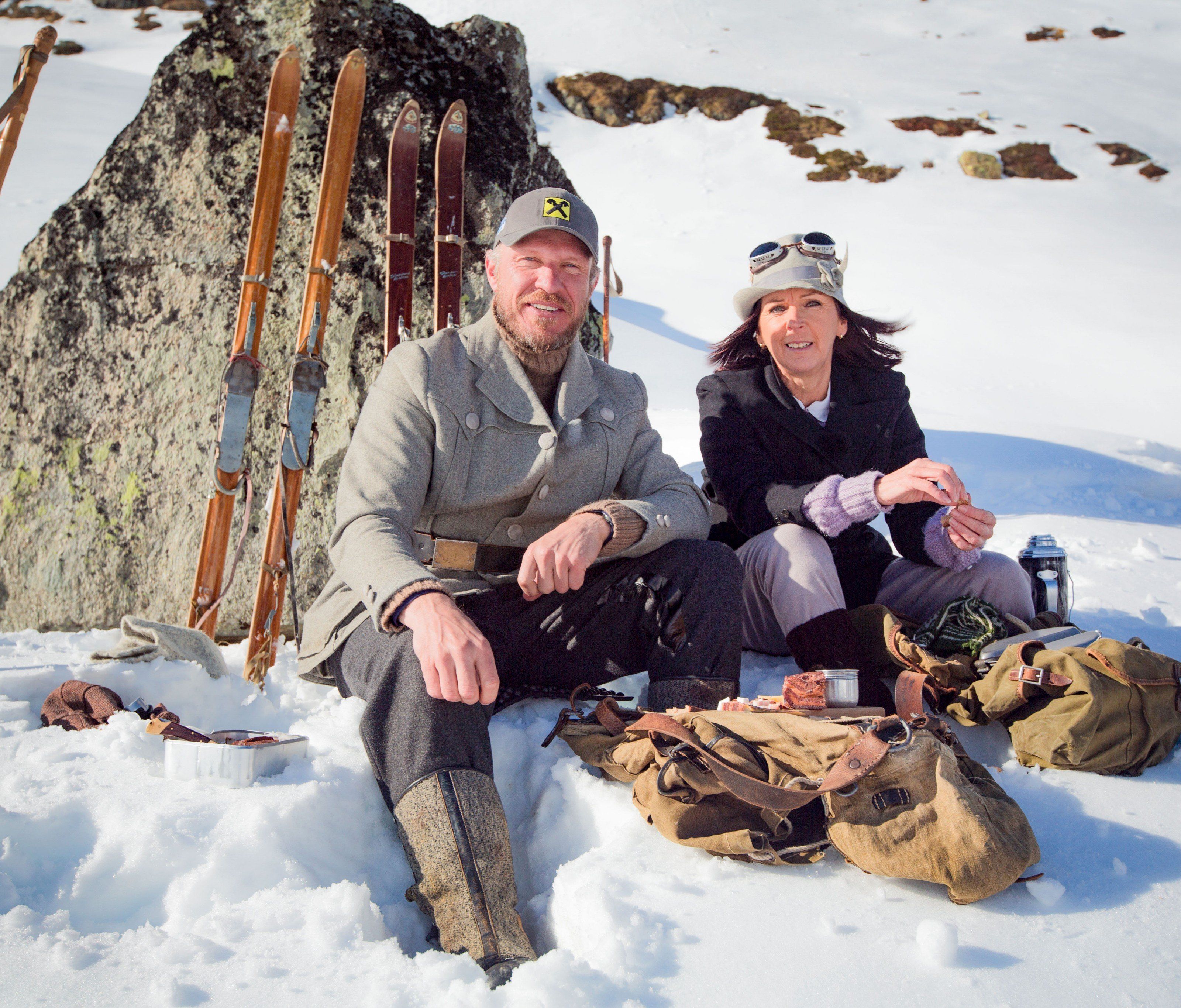 Entstehung des Dokumentarfilms mit Hermann Maier und Anita Wachter Entstehung des Dokumentarfilms mit Hermann Maier und Anita Wachter