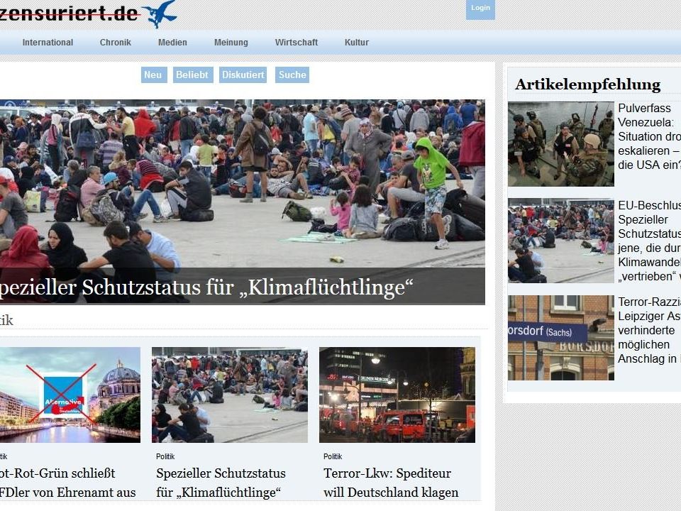Seit April im Netz: unzensuriert.de
