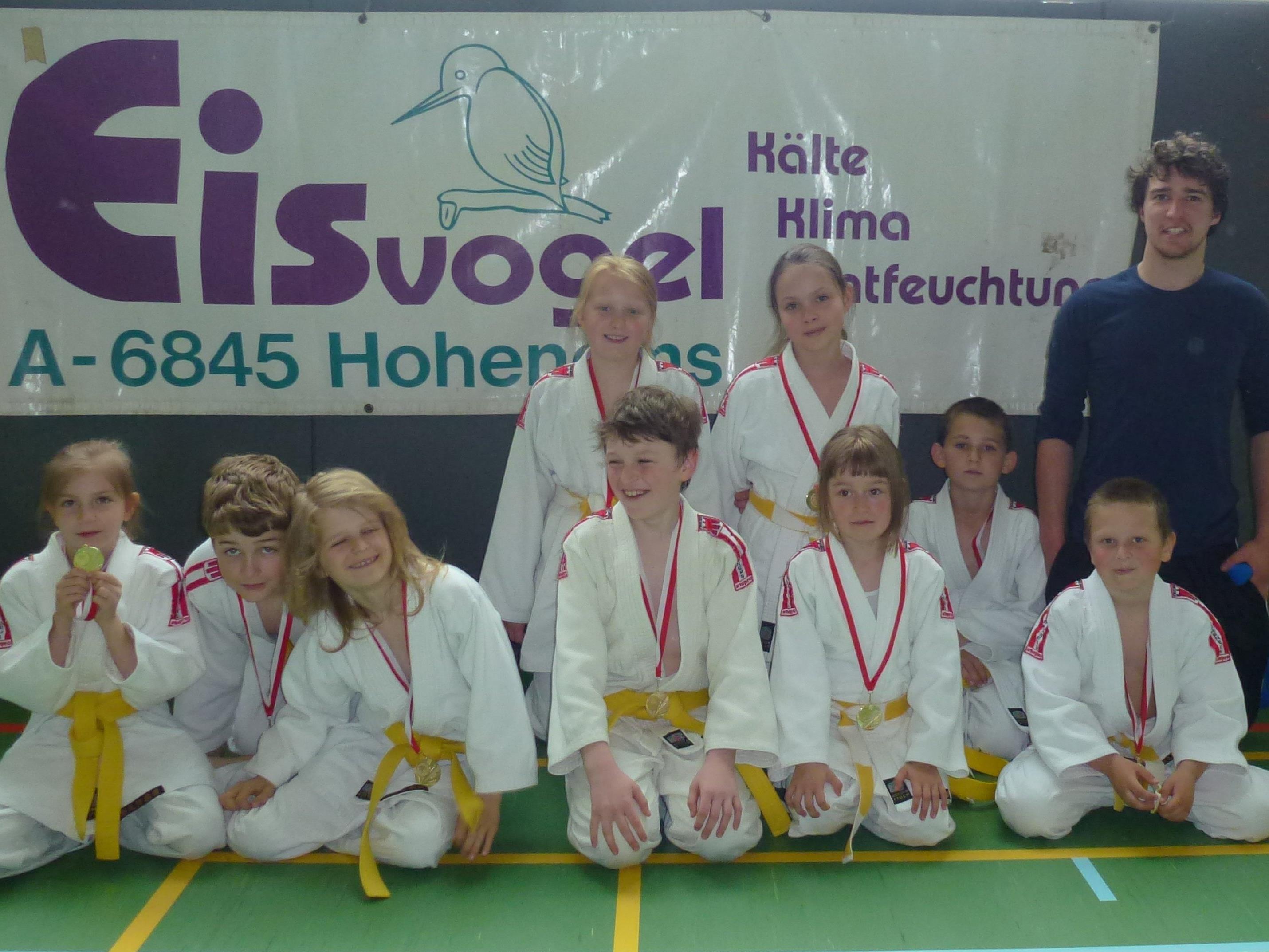 Anfängergruppe Union Judo-Club Hohenems
