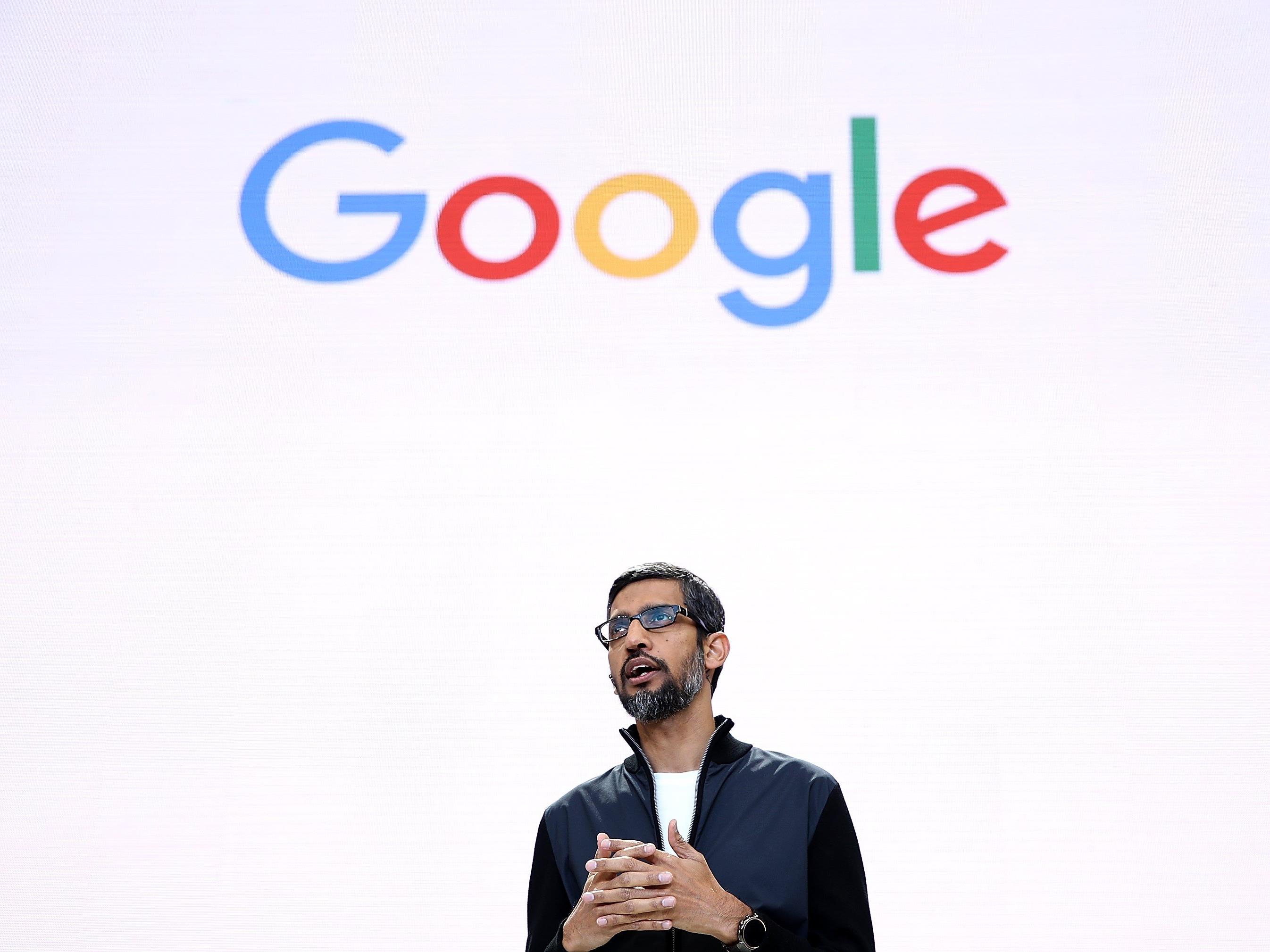 CEO Sundar Pichai eröffnete die Entwickerkonferenz von Google.