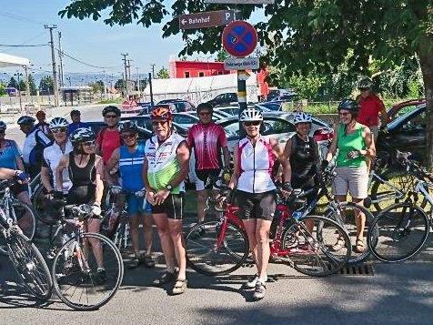 Radteam per pedales: Start in Rankweil zur 2-Ländertour