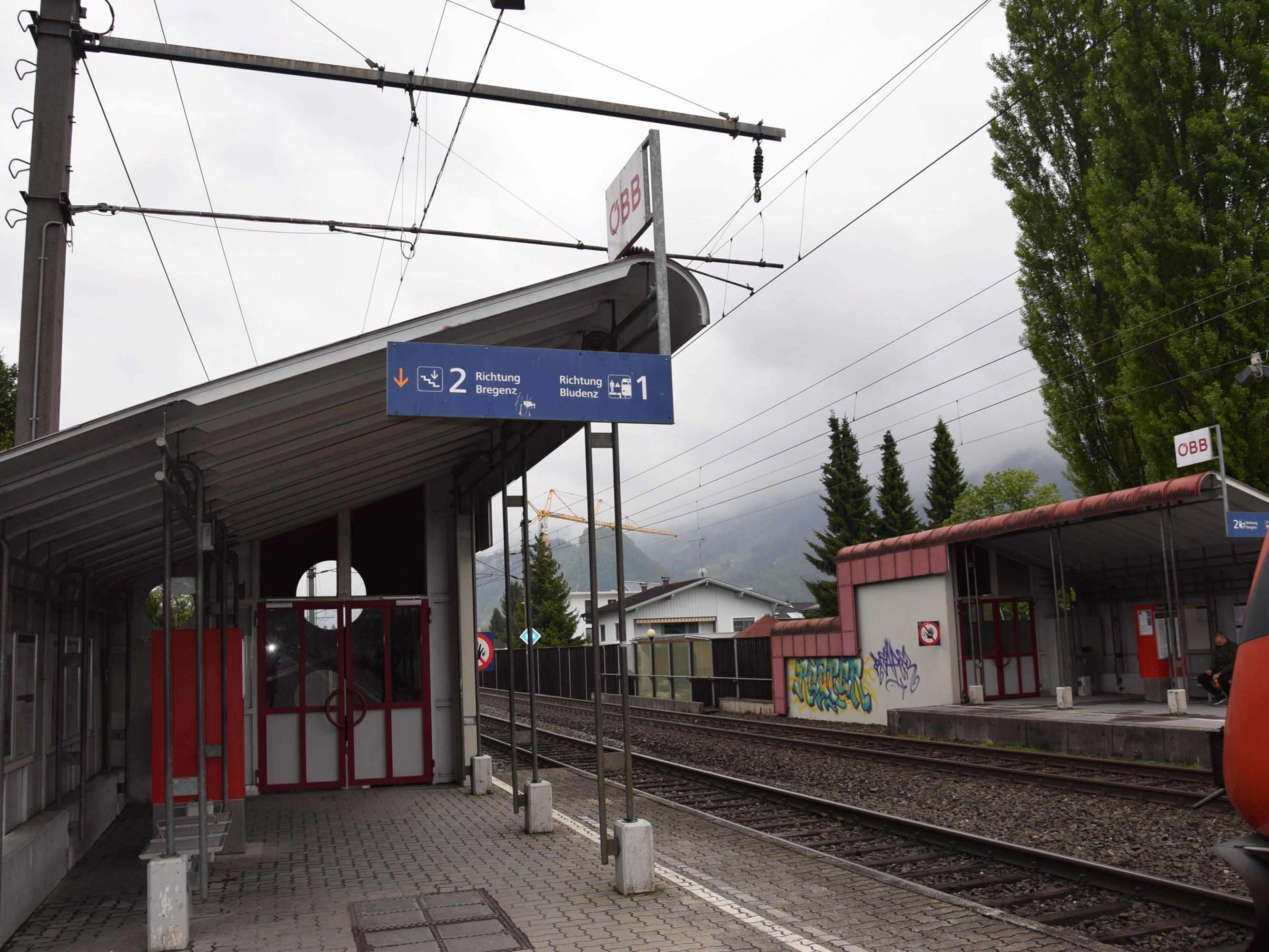 Der Bahnhof in Altach soll renoviert werden.