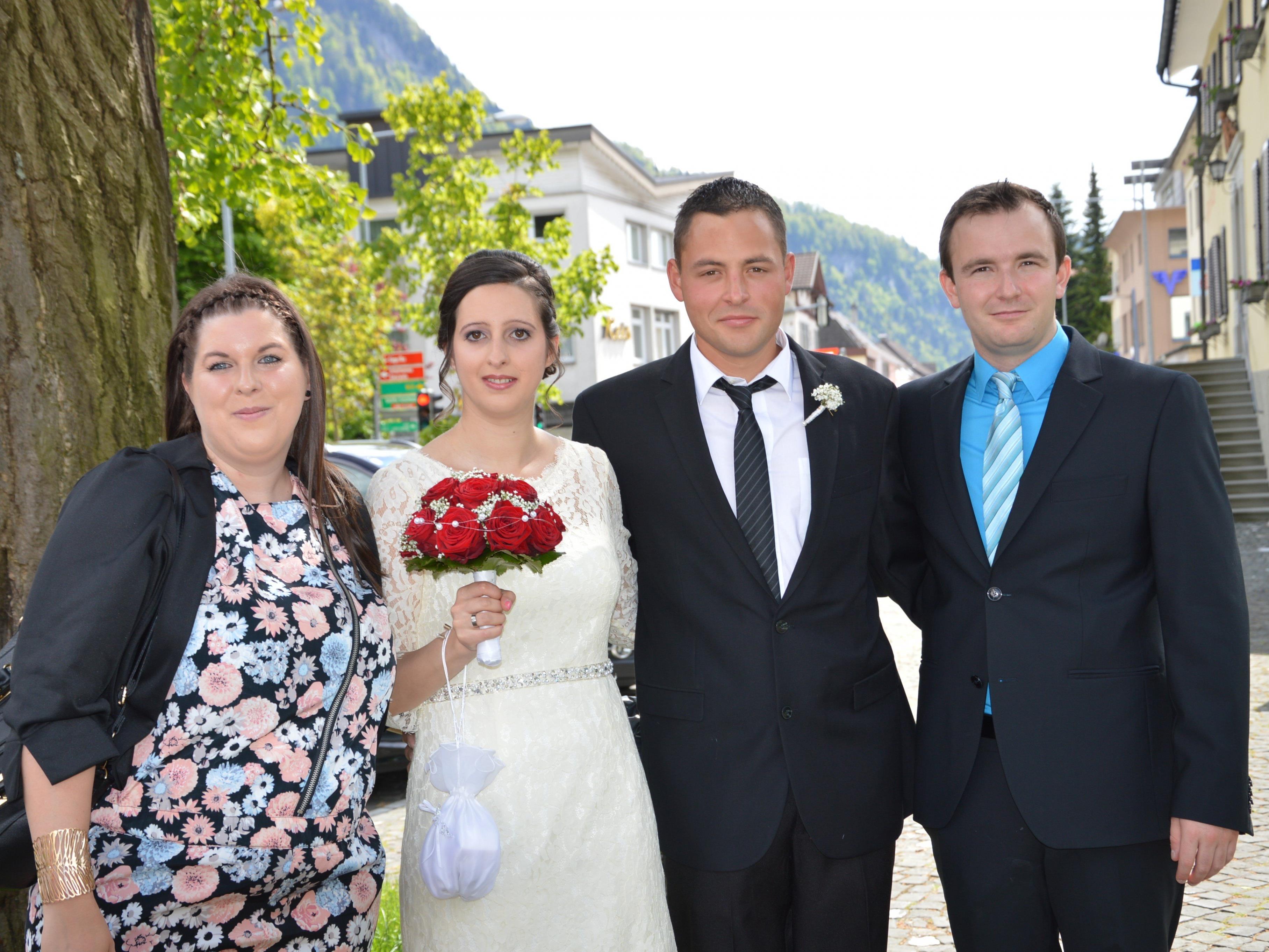 Daniela Dezorzi und Marcel Derka haben geheiratet