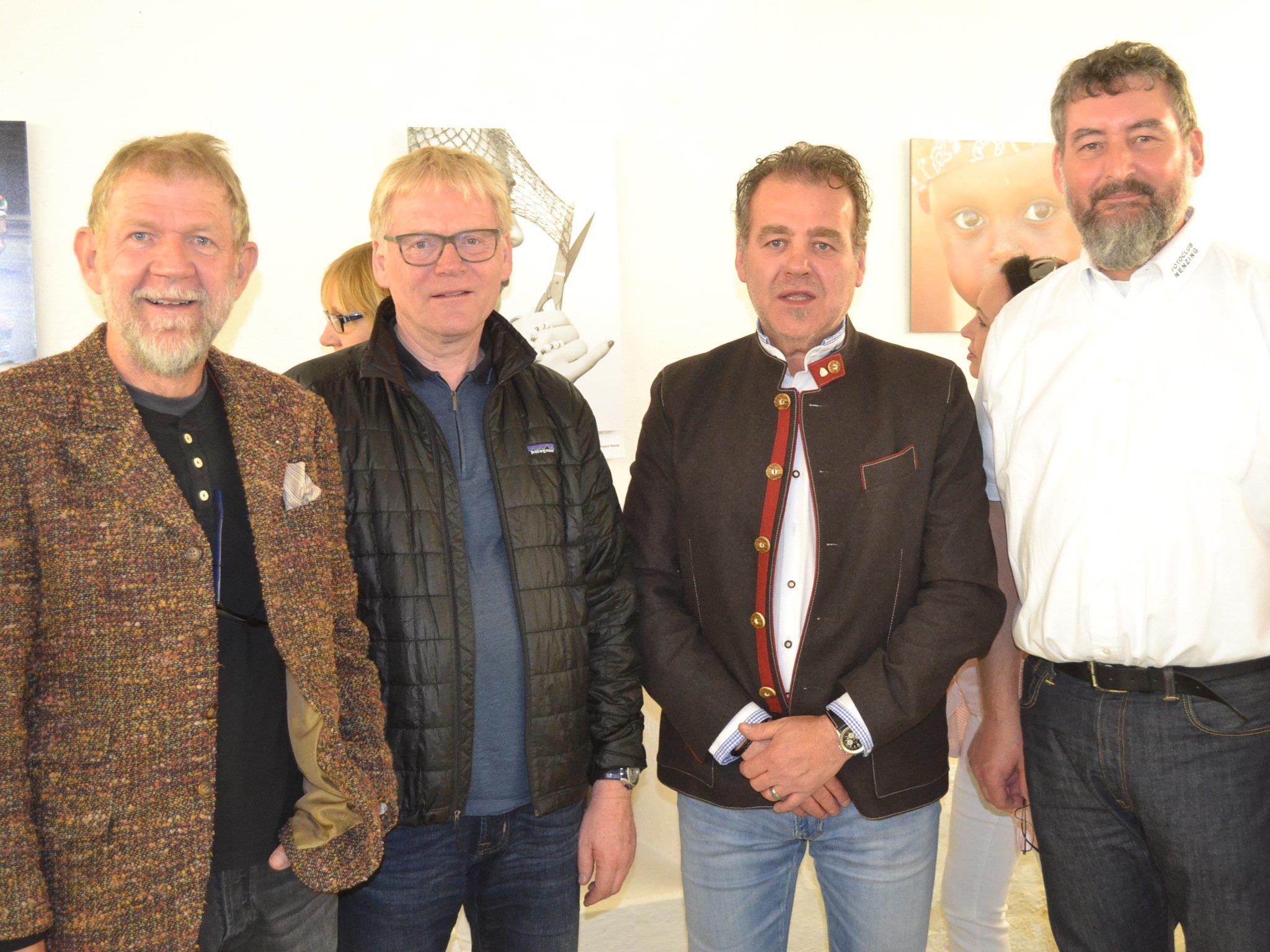 Reinold Amann, Helmut Schlatter, Hannes Hackl und Rainer Primosch.