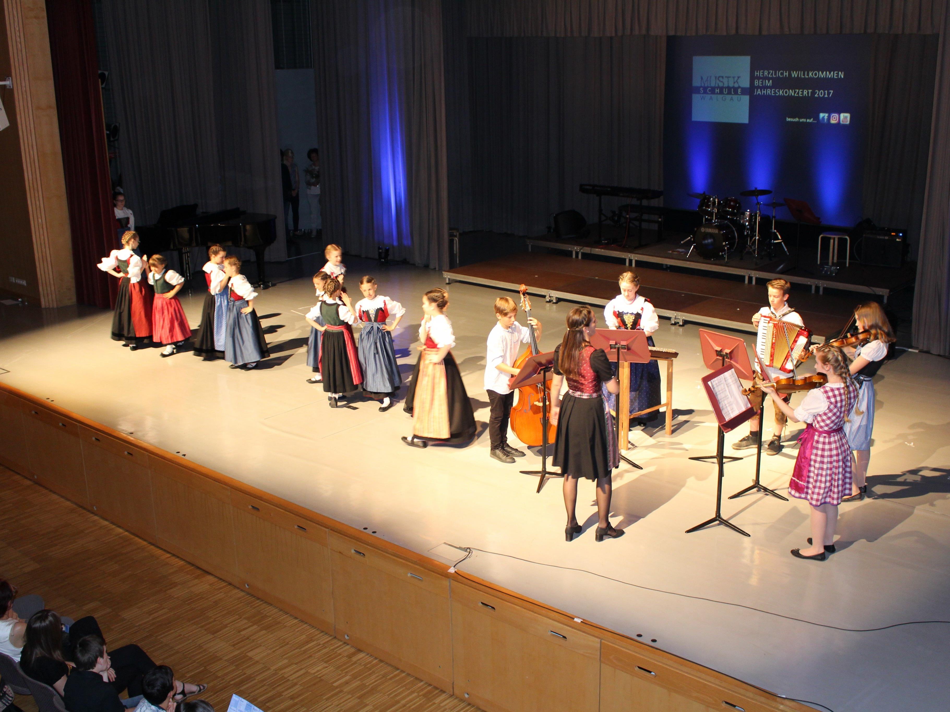Jahreskonzert der Musikschule Walgau im Ramschwagsaal.