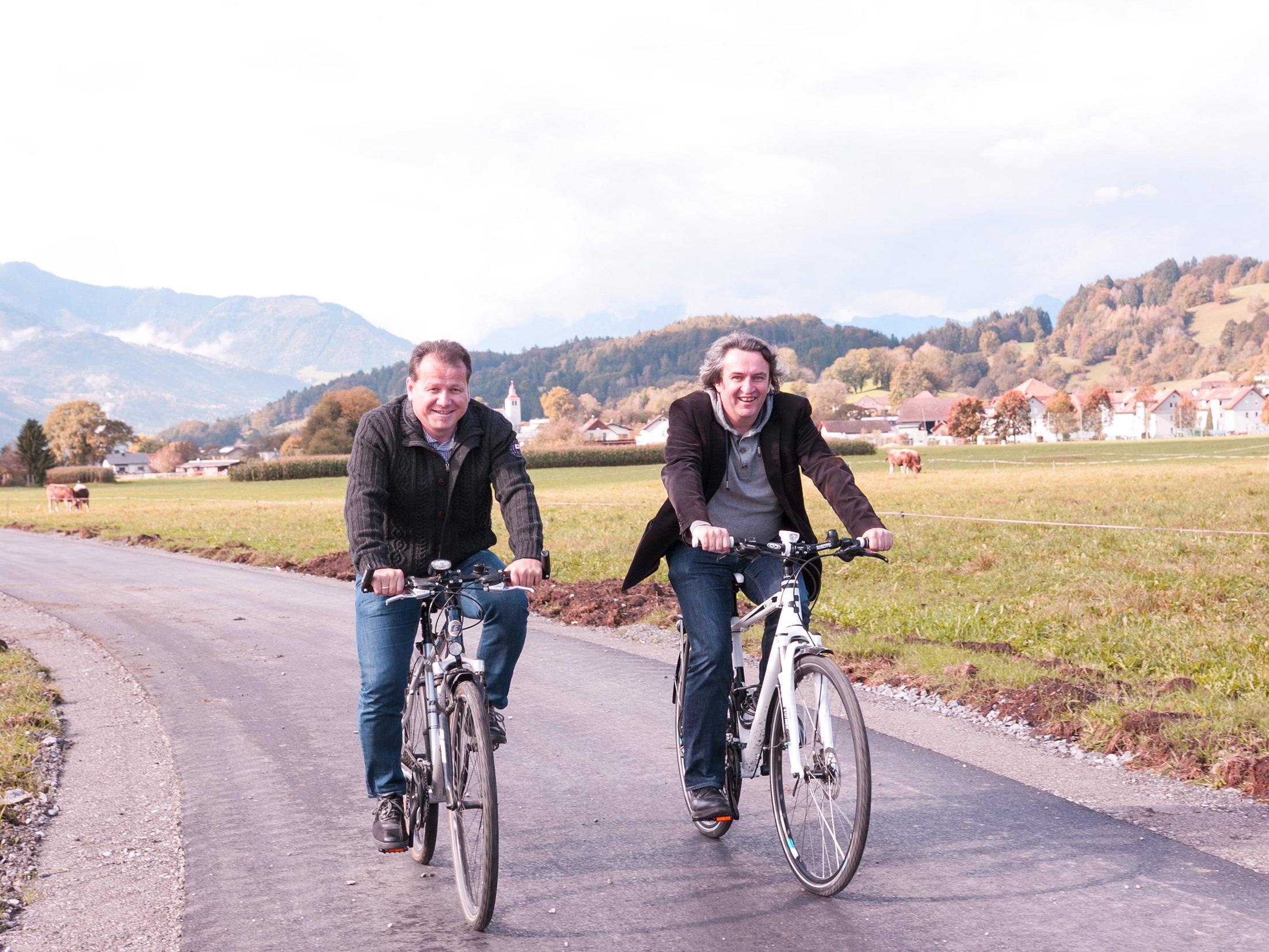 Der Radweg zwischen Bludesch und Thüringen wird nun offiziell eröffnet