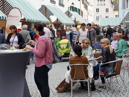 Die Bludenzer Bäcker & Konditoren präsentierten sich in der Altstadt.