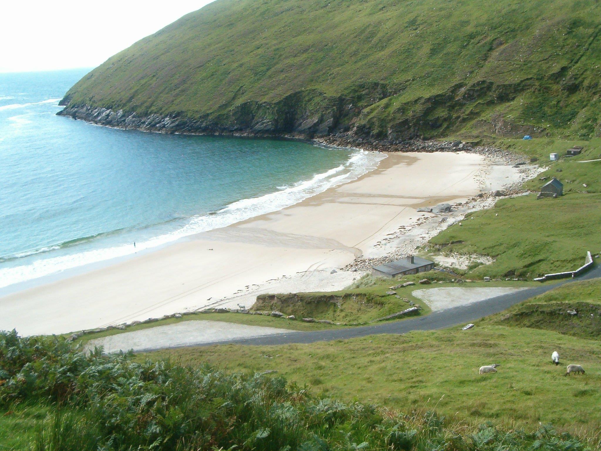Vor 33 Jahren wurde der Strand auf der Insel Achill vor der Westküste Irlands fortgespült.