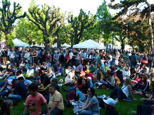 Am 27. Mai wird im Alten AKH wieder Vielfalt gefeiert. Am 27. Mai wird im Alten AKH wieder Vielfalt gefeiert.