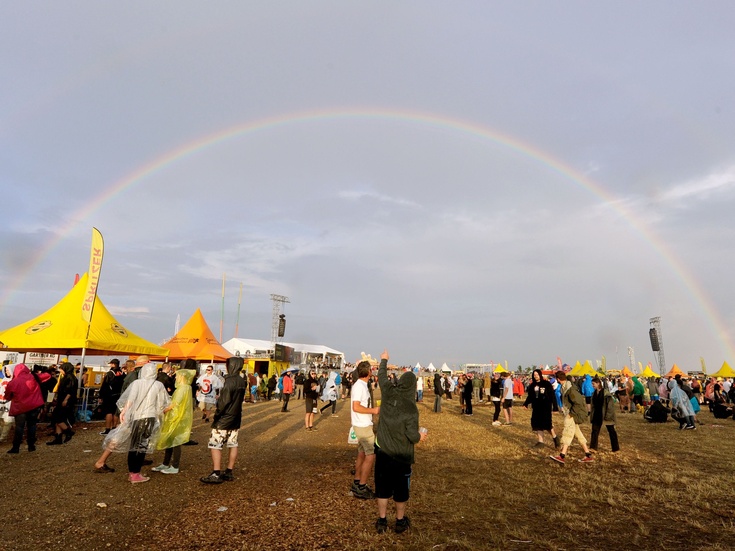 Beim "Nova Rock" 2017 wird es zunächst sonnig, dann deutlich kühler. Beim "Nova Rock" 2017 wird es zunächst sonnig, dann deutlich kühler.