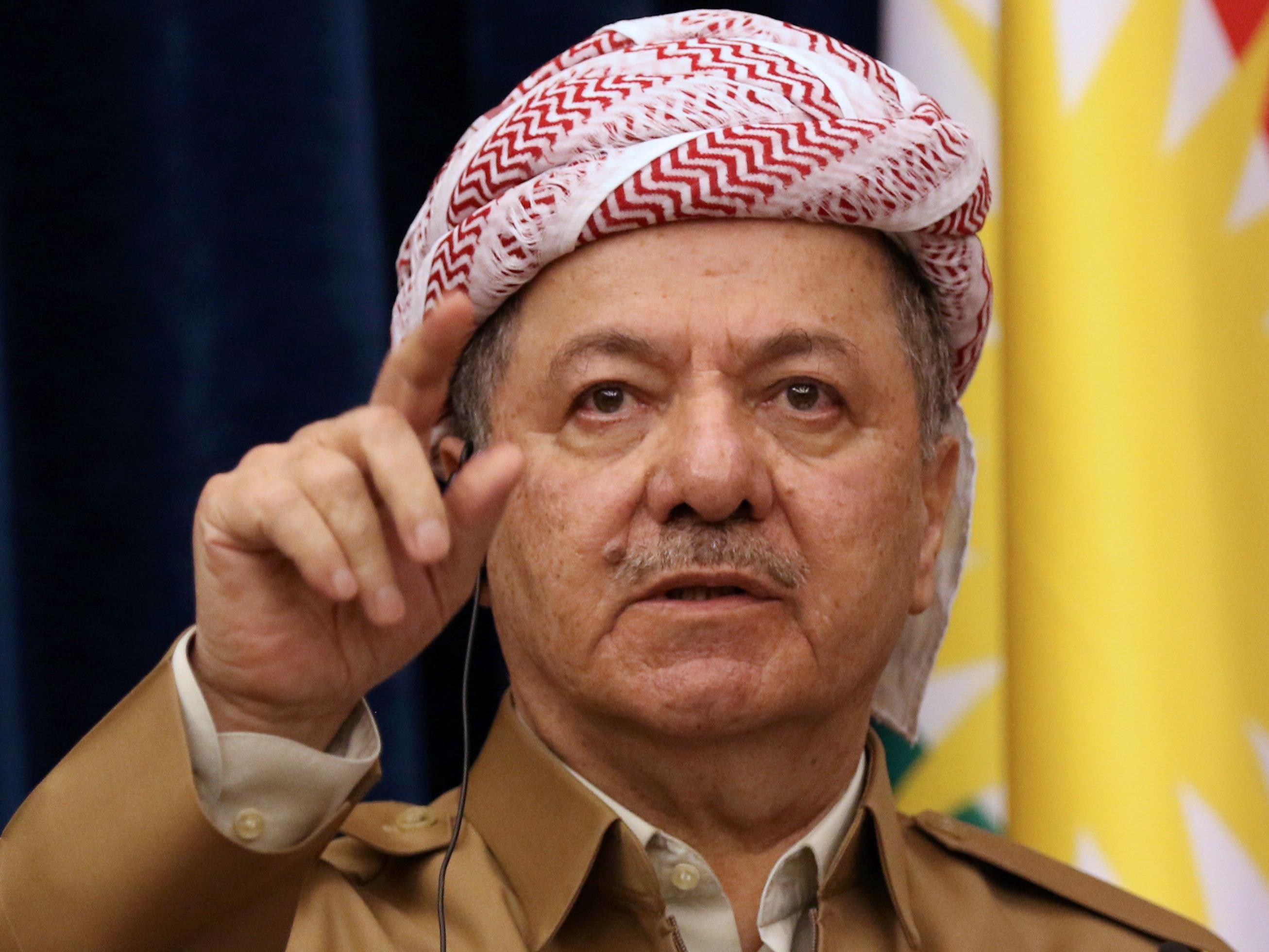 Der Anführer der irakischen Kurden, Massud Barzani.