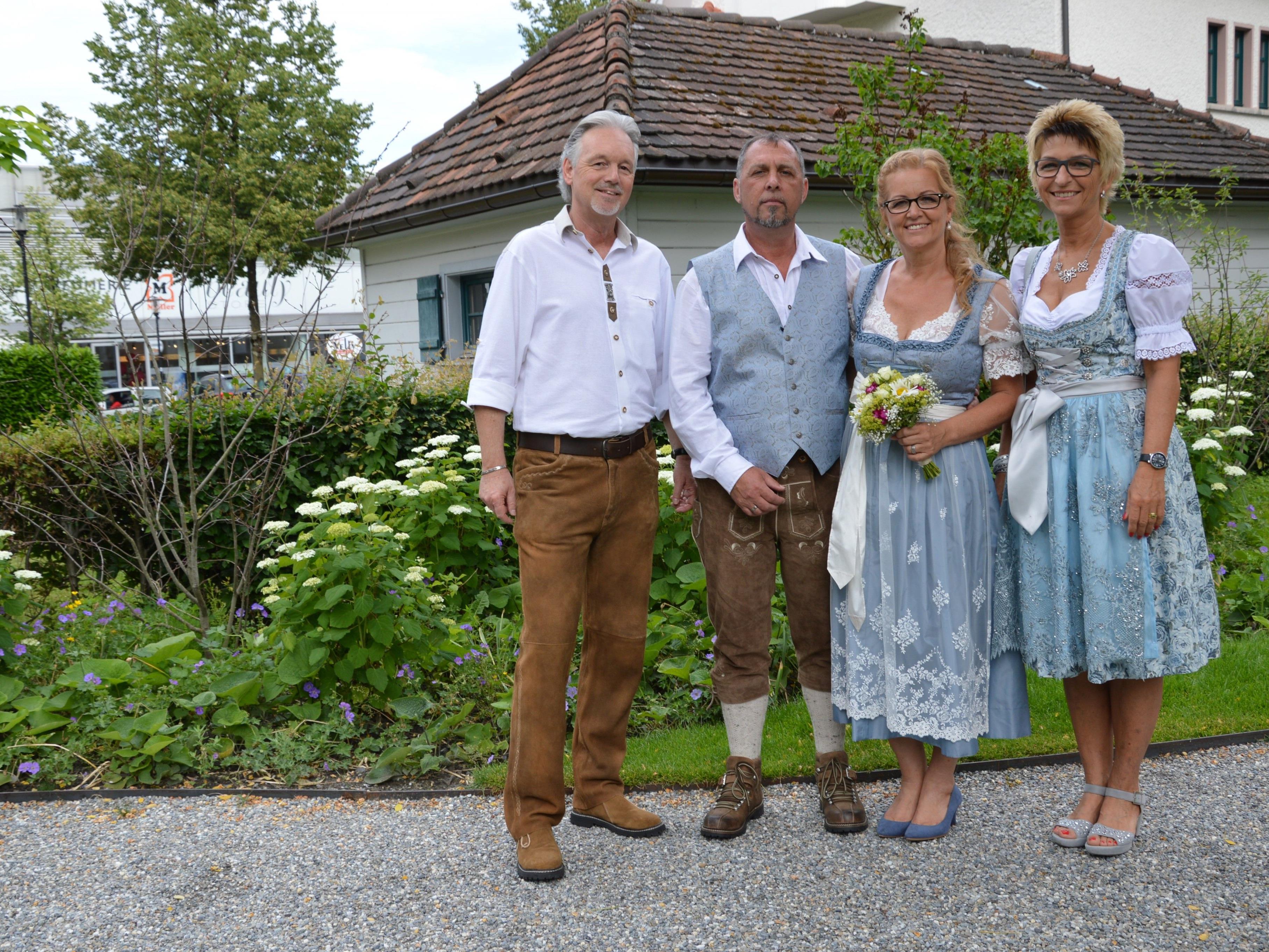 Andrea Grabher und Helmut Umbach feierten Hochzeit.