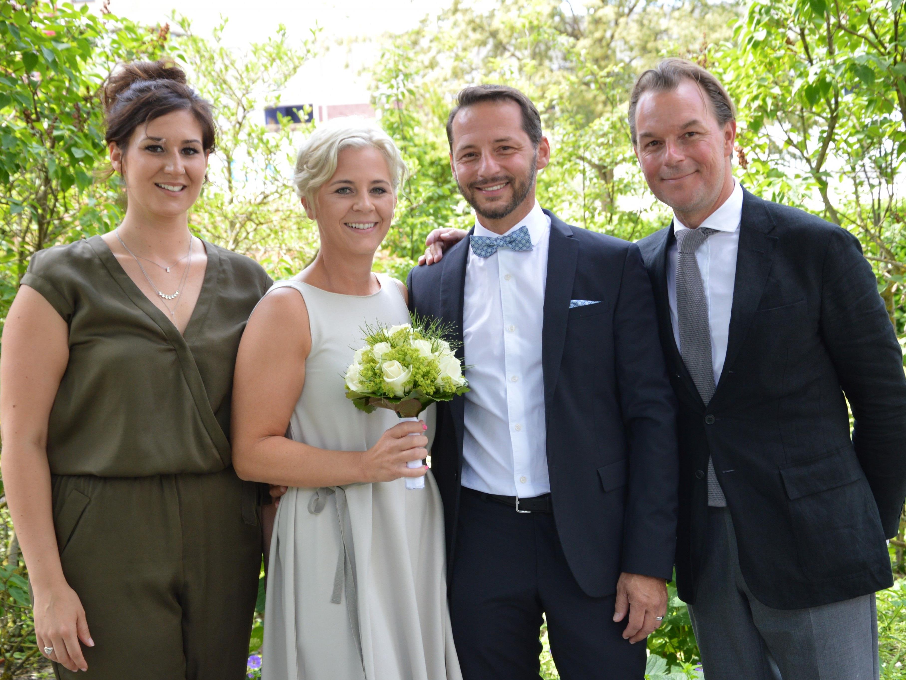 Santina Hagen und Mathias Hofer haben geheiratet.