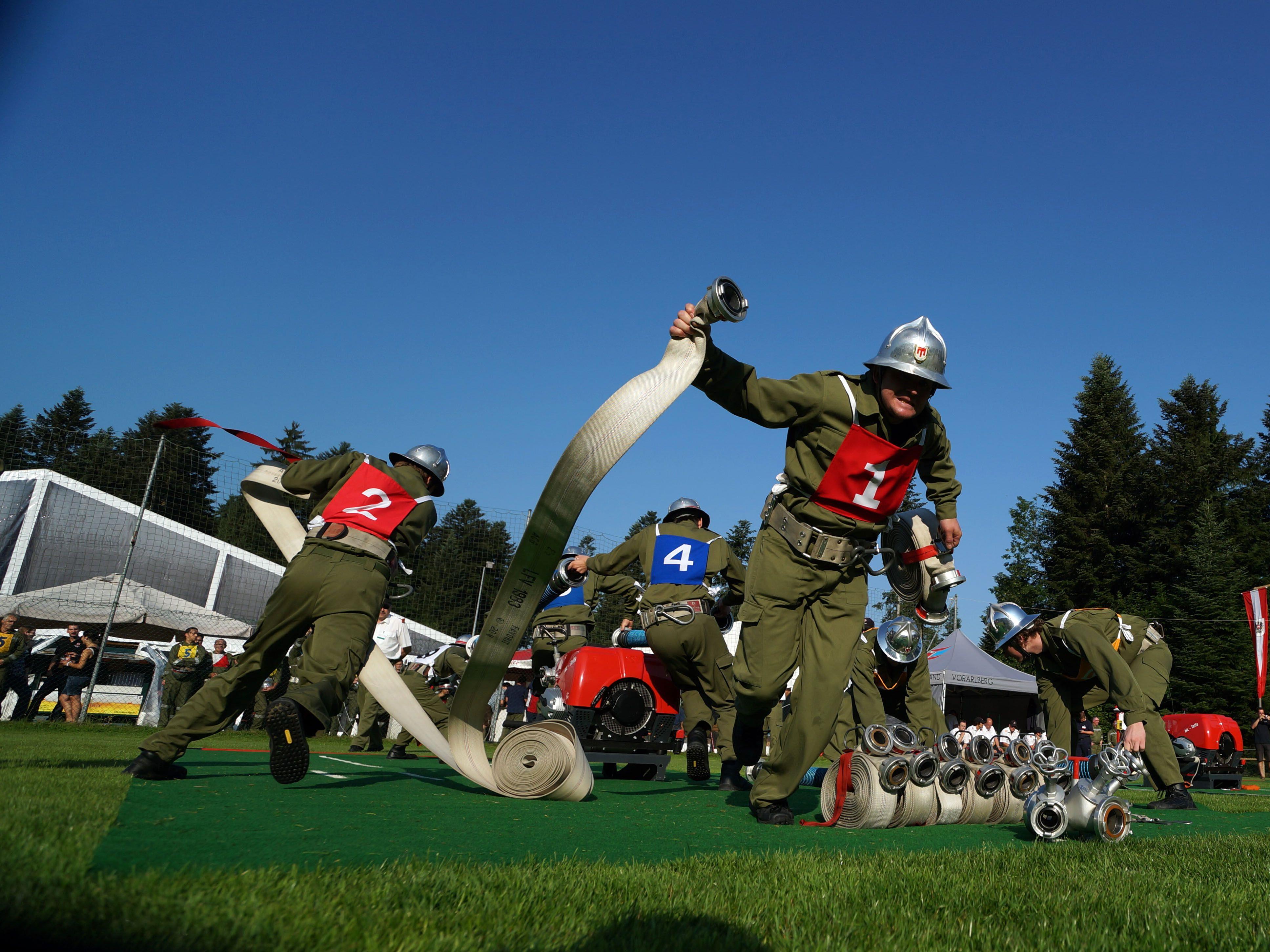 Auch zahlreiche Veranstaltungen finden für die Feuerwehrjugend statt - hier beim Landesfeuerwehrfest in Doren 2013