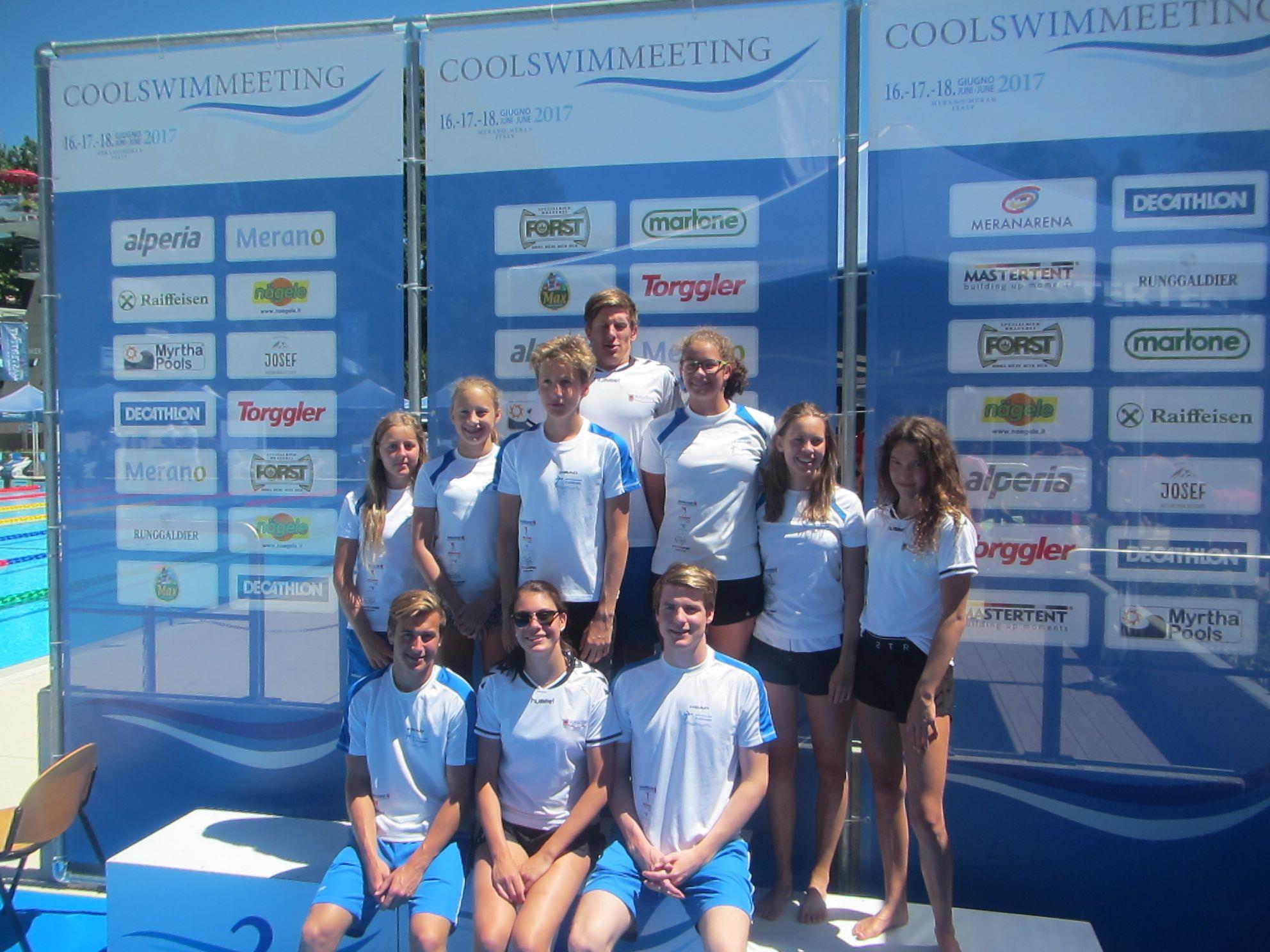 Mannschaft des Schwimmclub TS Dornbirn