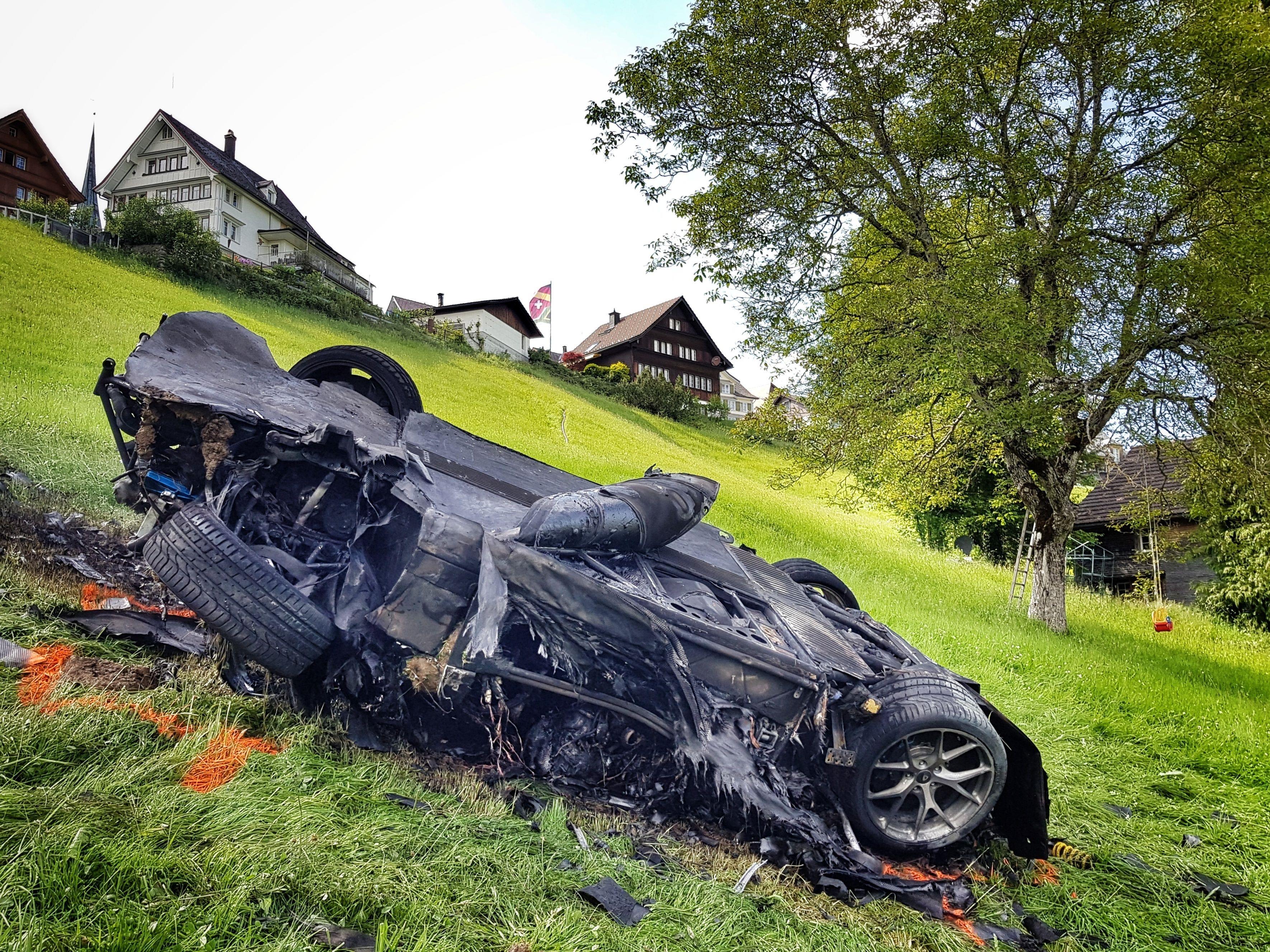 Bei einem Bergrennen in der Schweiz verunfallte der "Top-Gear"-Star.