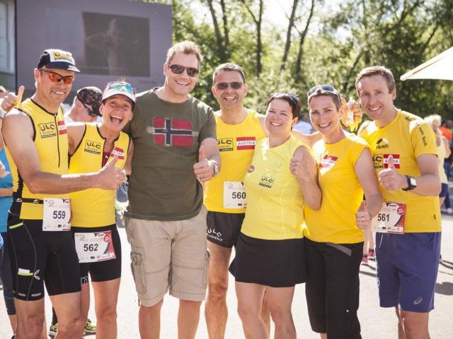 ULC Bludenz beim 2. Herzlauf in Krieglach mit Armin Assinger. ULC Bludenz beim 2. Herzlauf in Krieglach mit Armin Assinger.