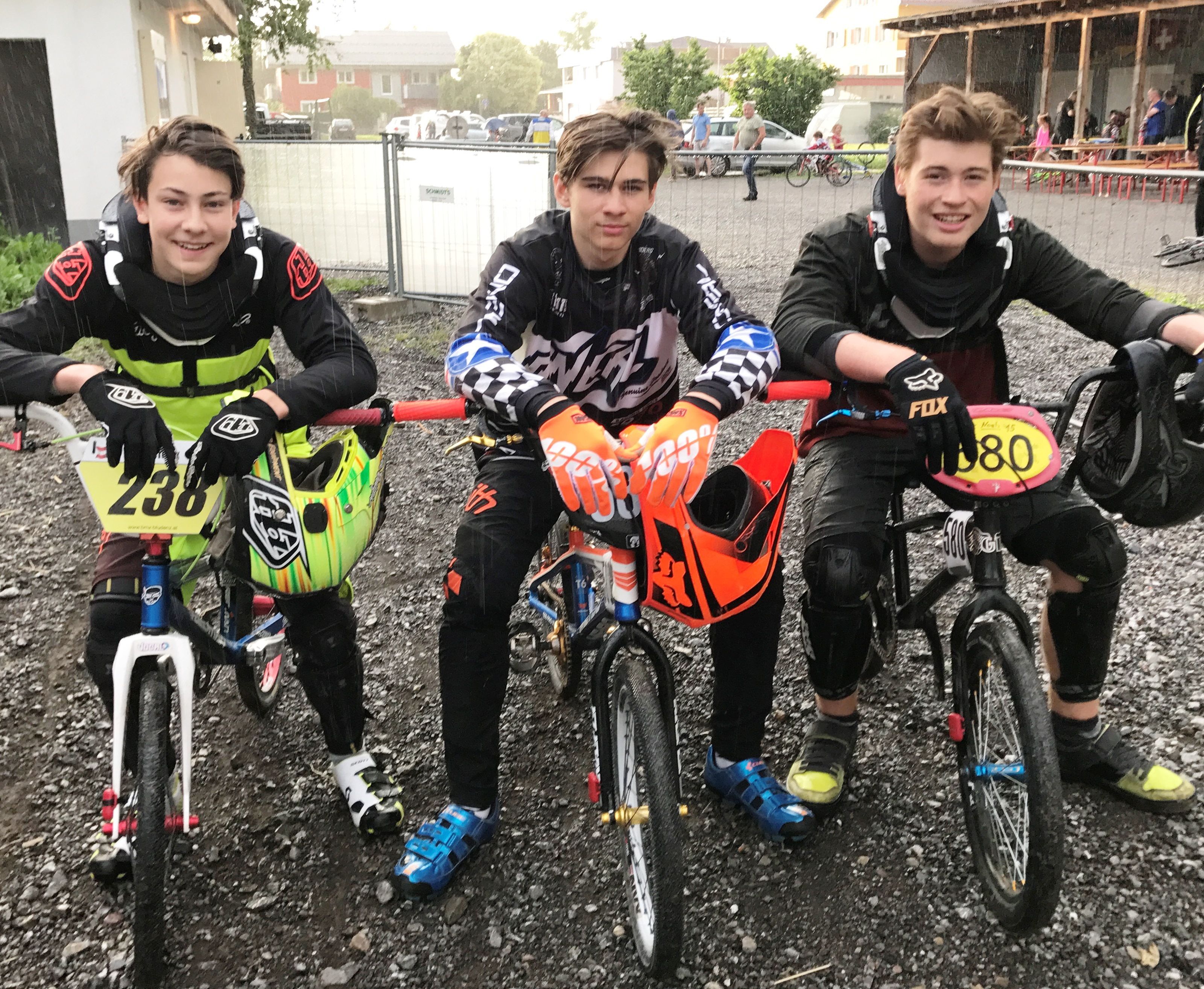 Andre Dutczak, Fredi Ender, Noah Muther (v.l.). Andre Dutczak, Fredi Ender, Noah Muther (v.l.).