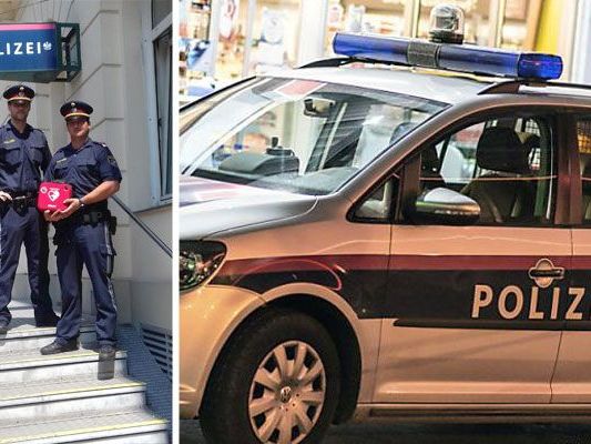 Polizisten reanimierten einen Mann in Wien Polizisten reanimierten einen Mann in Wien