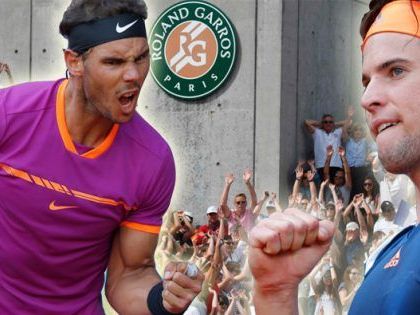 Dominic Thiem trifft im French Open-Halbfinale 2017 auf Rafael Nadal. Dominic Thiem trifft im French Open-Halbfinale 2017 auf Rafael Nadal.