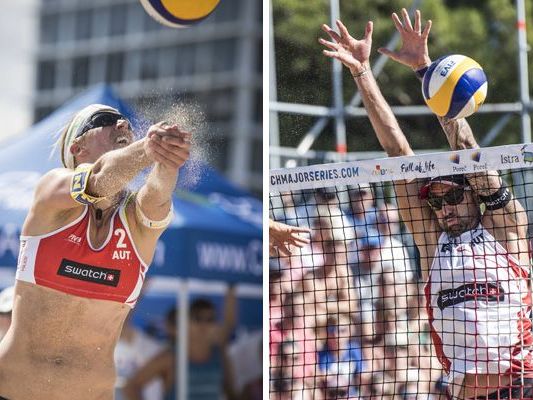Stefanie Schwaiger und Clemens Doppler sind Österreichs Aushängeschilder im Beach-Volleyball. Stefanie Schwaiger und Clemens Doppler sind Österreichs Aushängeschilder im Beach-Volleyball.