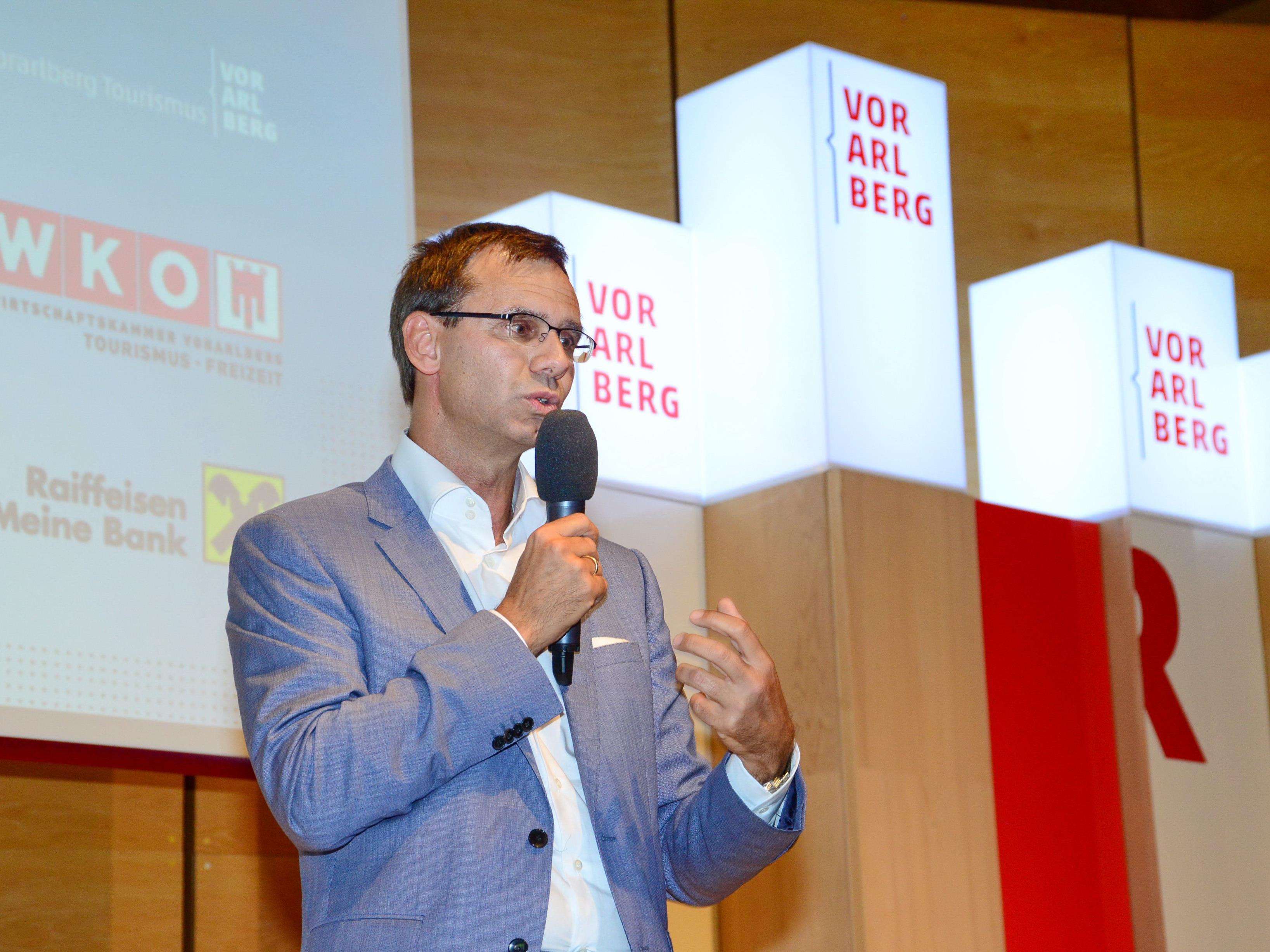 Für Landeshauptmann Markus Wallner (ÖVP) sind es vor allem familiengeführte Betriebe, die das Rückgrat des Vorarlberger Tourismus bilden.
