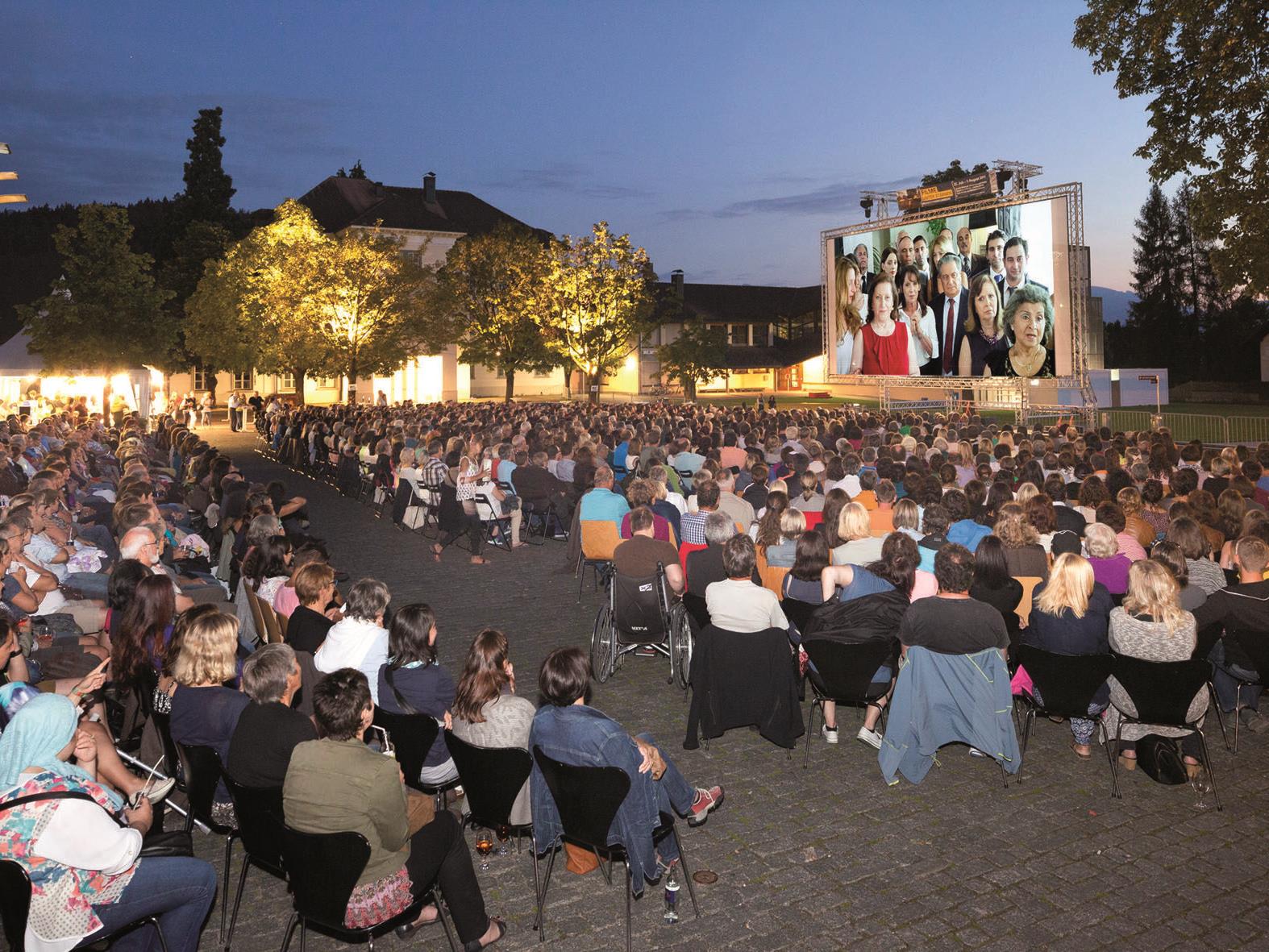 Tausende Besucher kommen im Sommer auf den Rankweiler Marktplatz um zu feiern