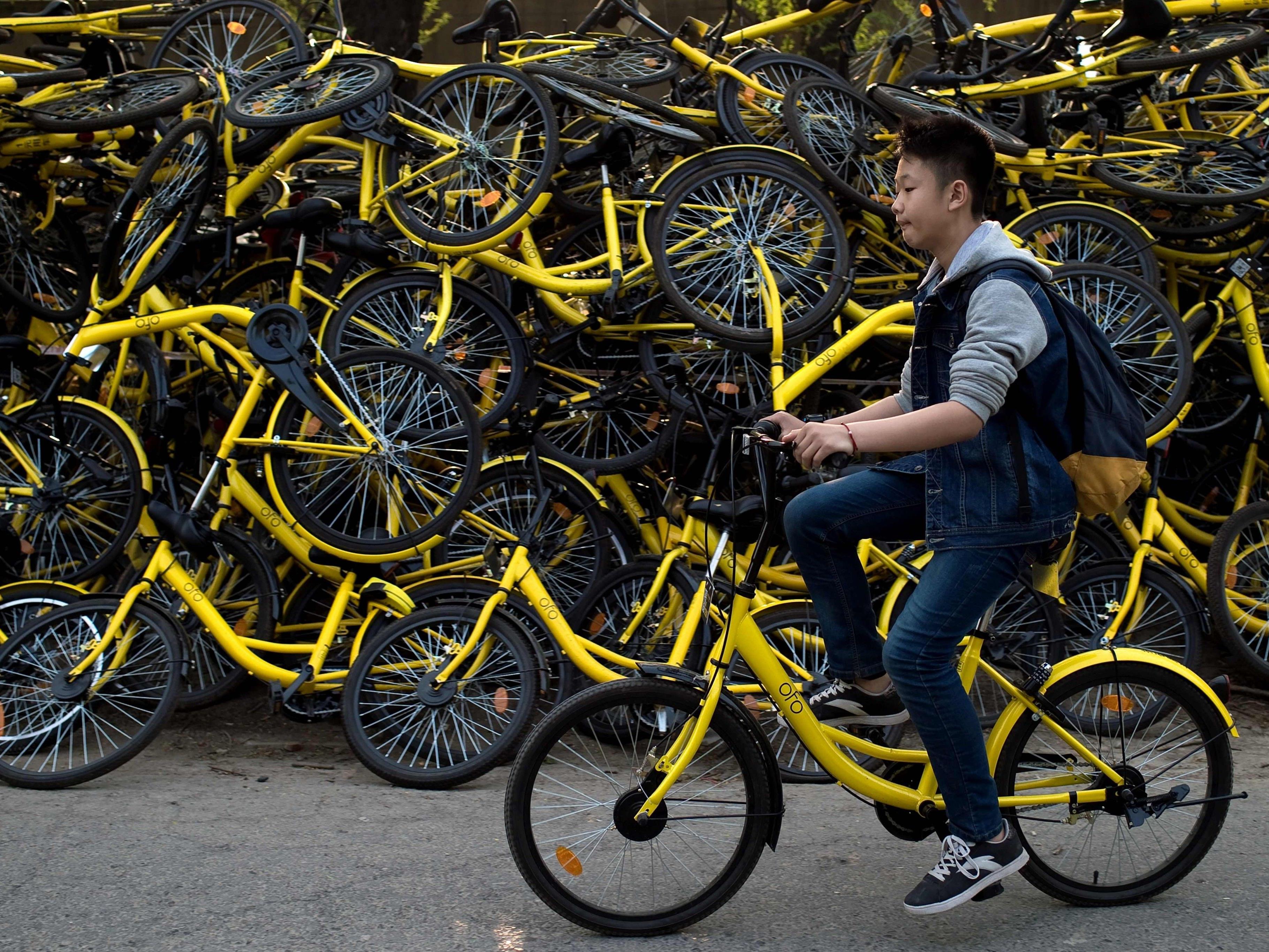 Die klassischen gelben Ofo-Fahrräder werden bald auch in Wien zu sehen sein