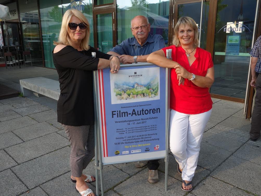 Angelika Frick, Hubert Nachbaur und Ruth Summer vertraten die Kluser Filmschaffenden in Tirol.