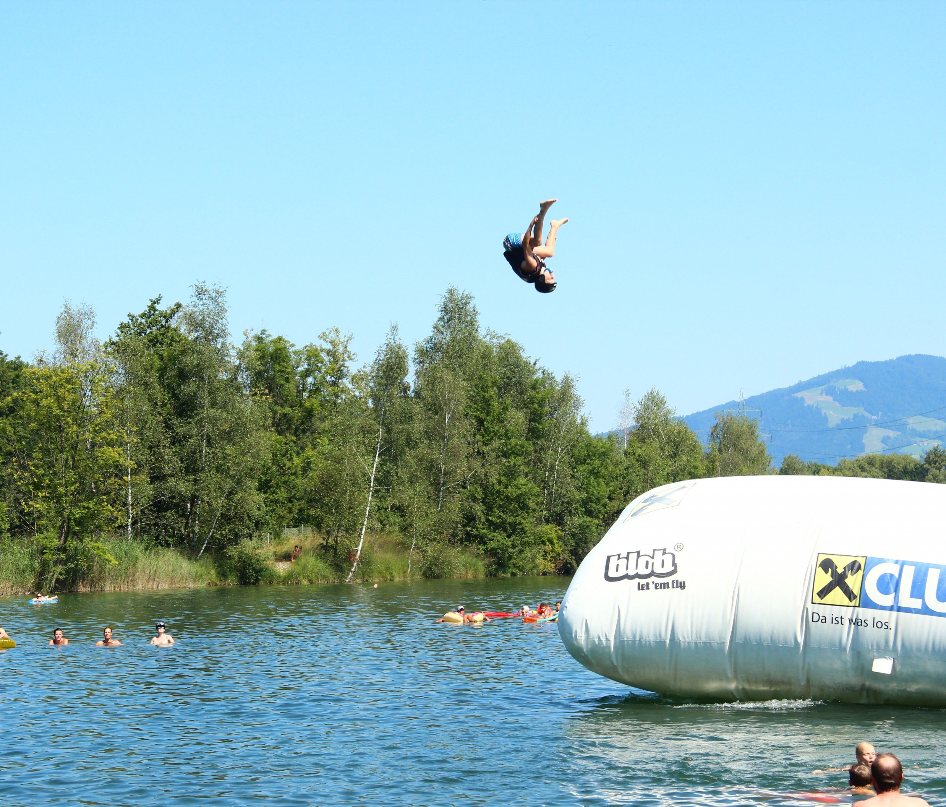 Beim WANN & WO und VOL.AT Action-Day wird den Zuschauern eine atemberaubende Blobbing-Show geboten!