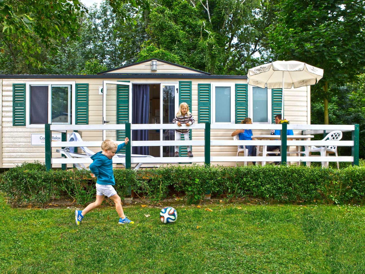 Mobilheine sind eine gute Wahl für den ersten Camping-Urlaub mit Kindern